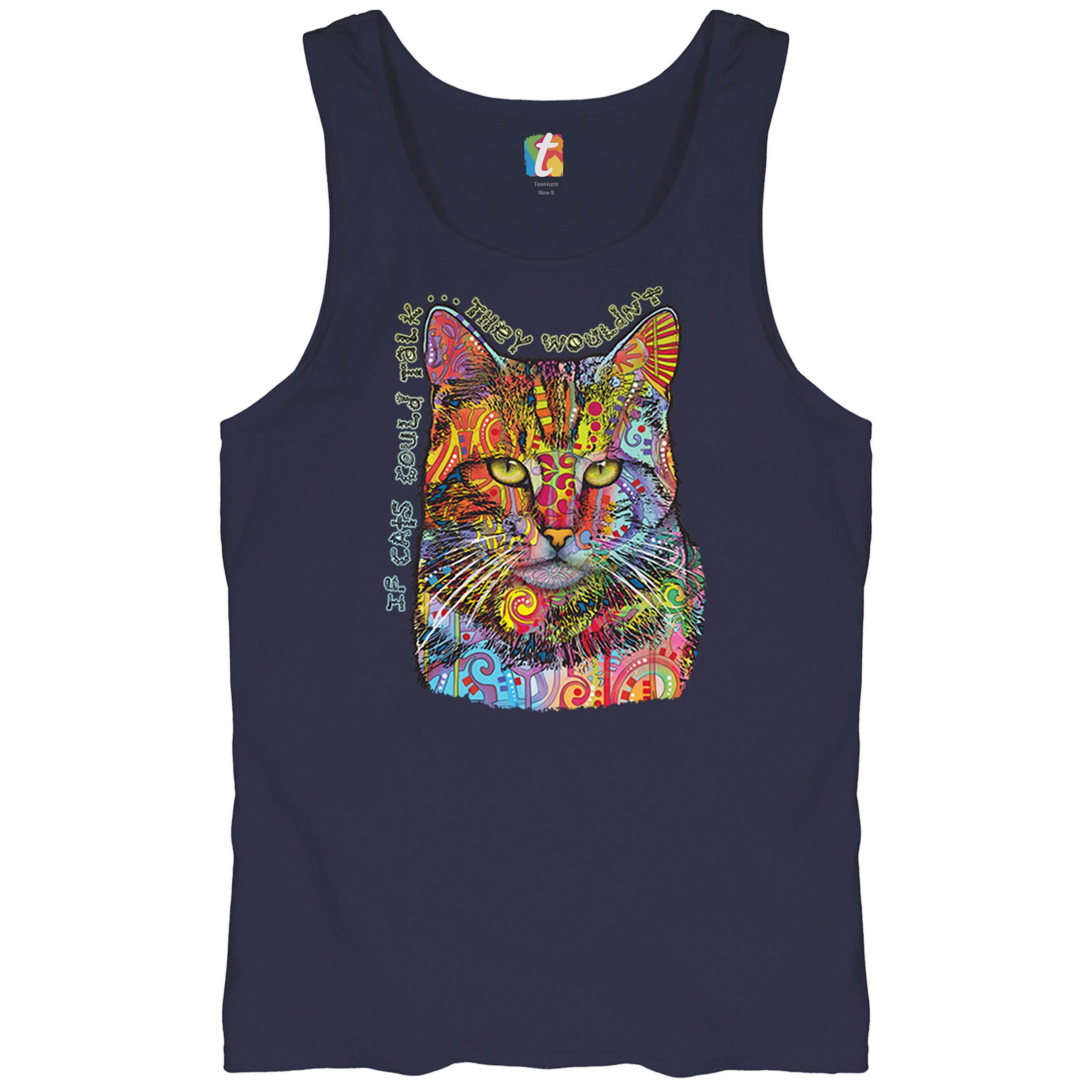 If Cats Could Talk They Wouldn't Tanktop süß Dean Russo Herren Oberteil - Bild 34 von 43