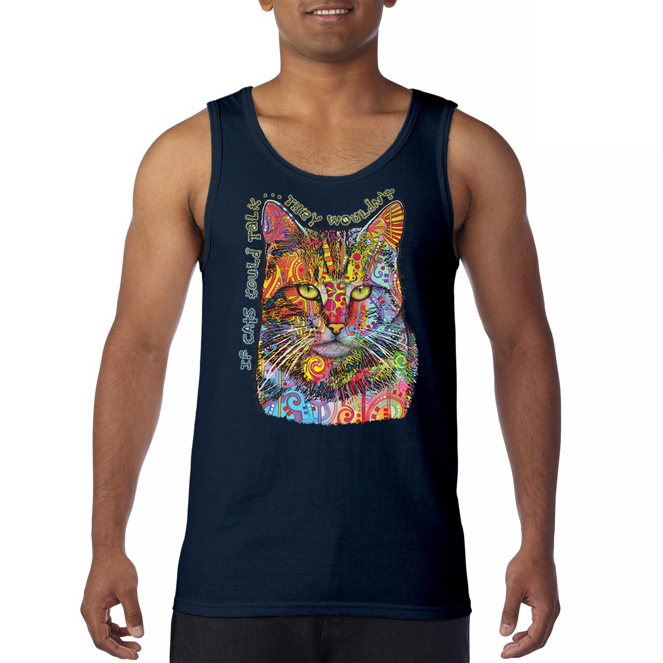 If Cats Could Talk They Wouldn't Tanktop süß Dean Russo Herren Oberteil - Bild 30 von 43