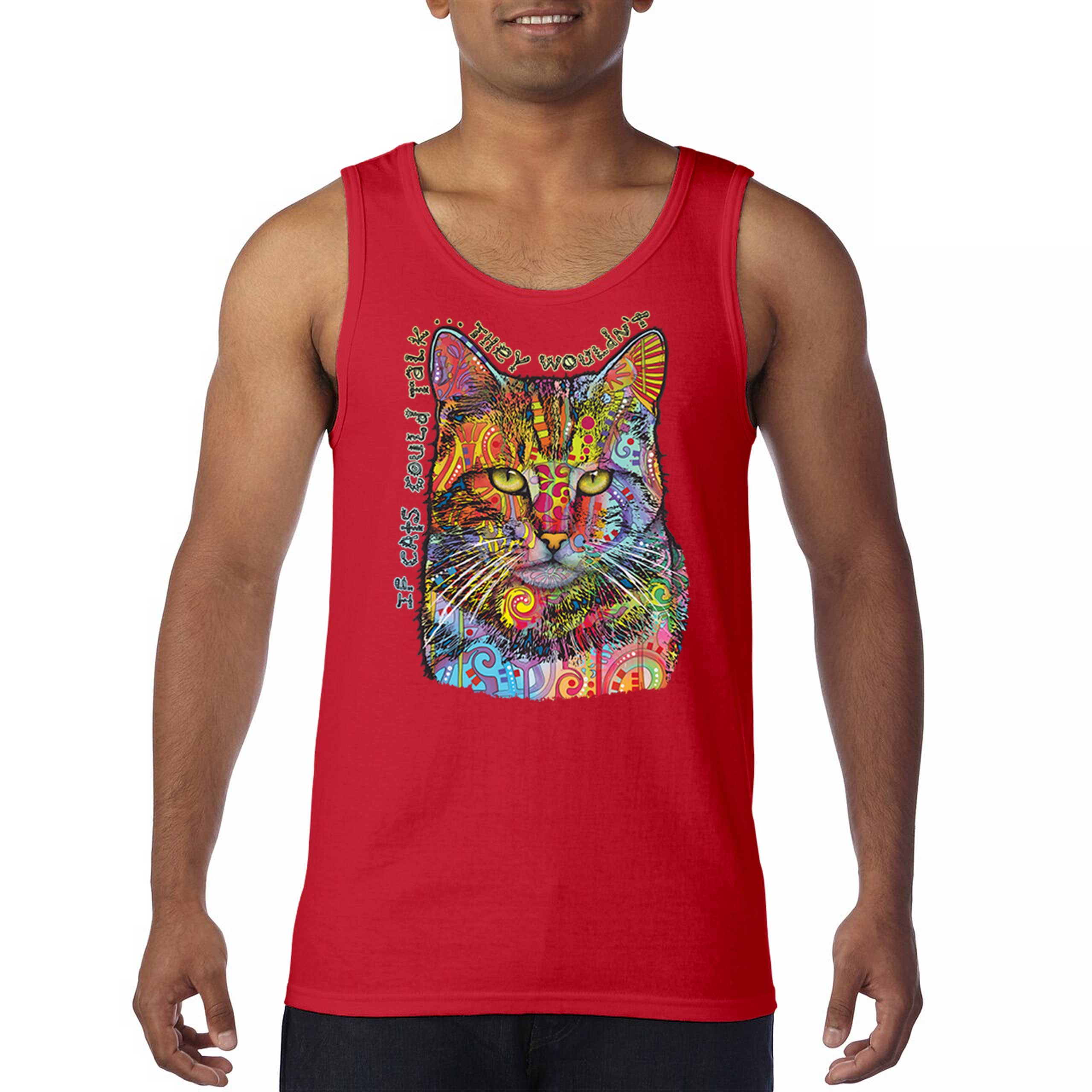 If Cats Could Talk They Wouldn't Tanktop süß Dean Russo Herren Oberteil - Bild 16 von 43