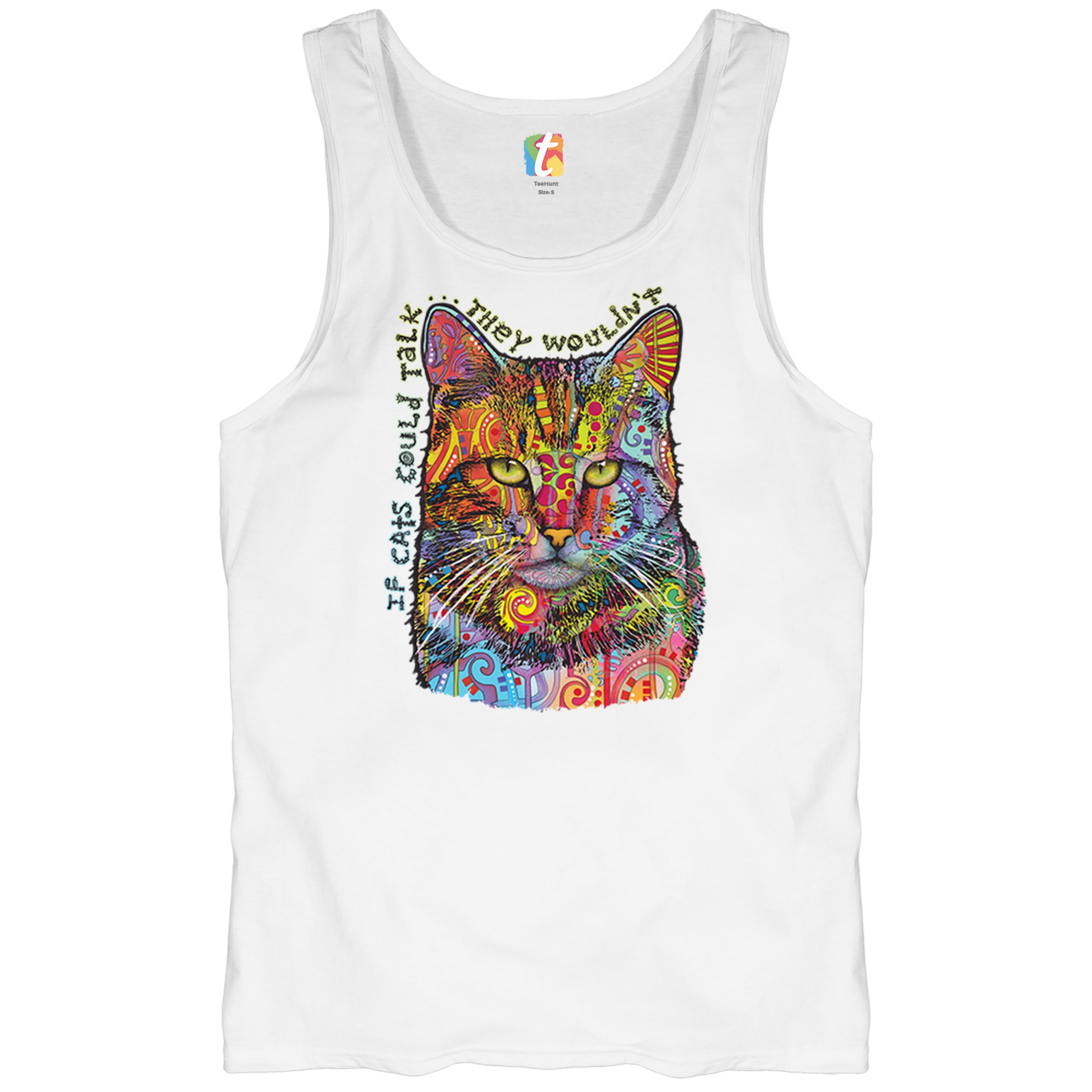 If Cats Could Talk They Wouldn't Tanktop süß Dean Russo Herren Oberteil - Bild 27 von 43