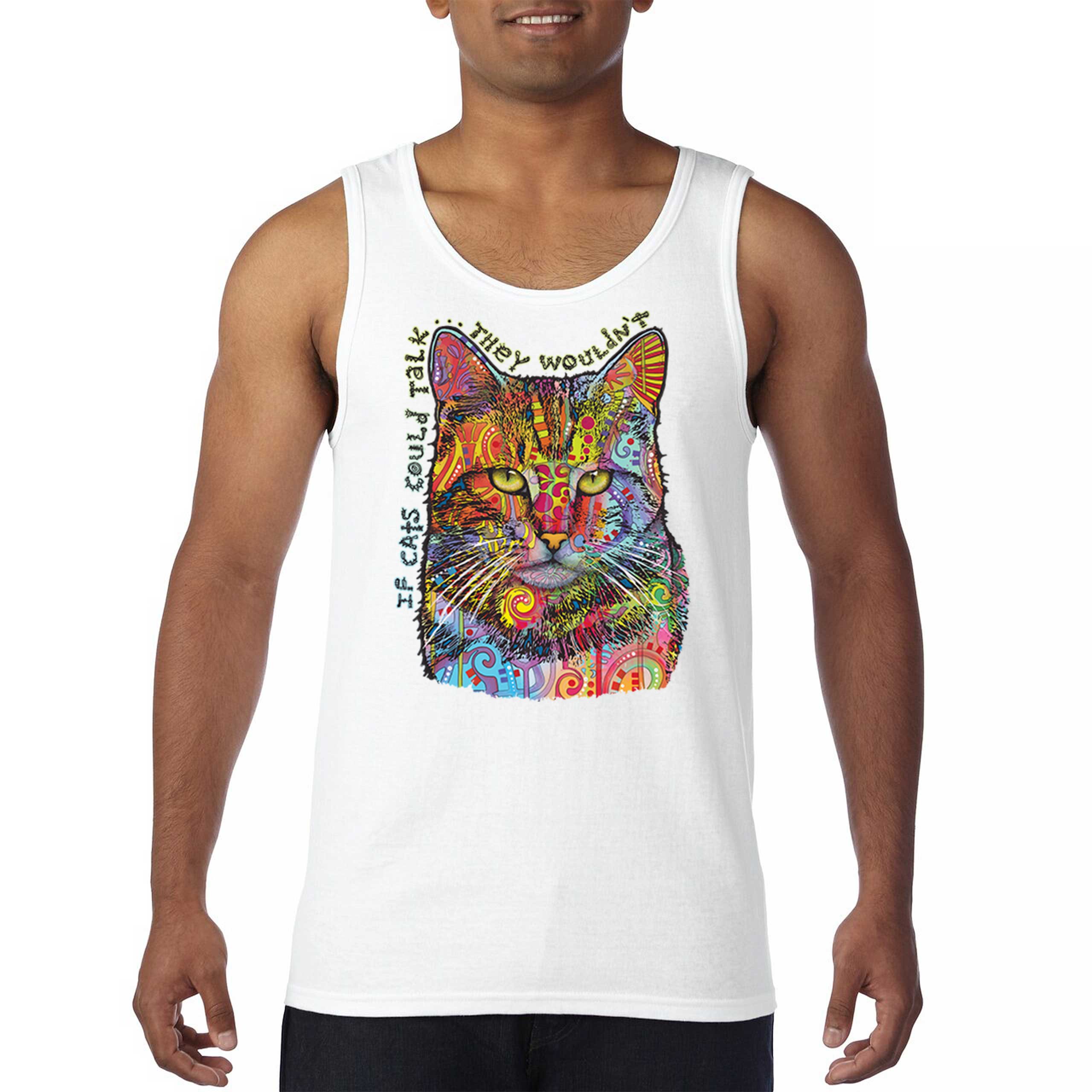 If Cats Could Talk They Wouldn't Tanktop süß Dean Russo Herren Oberteil - Bild 23 von 43