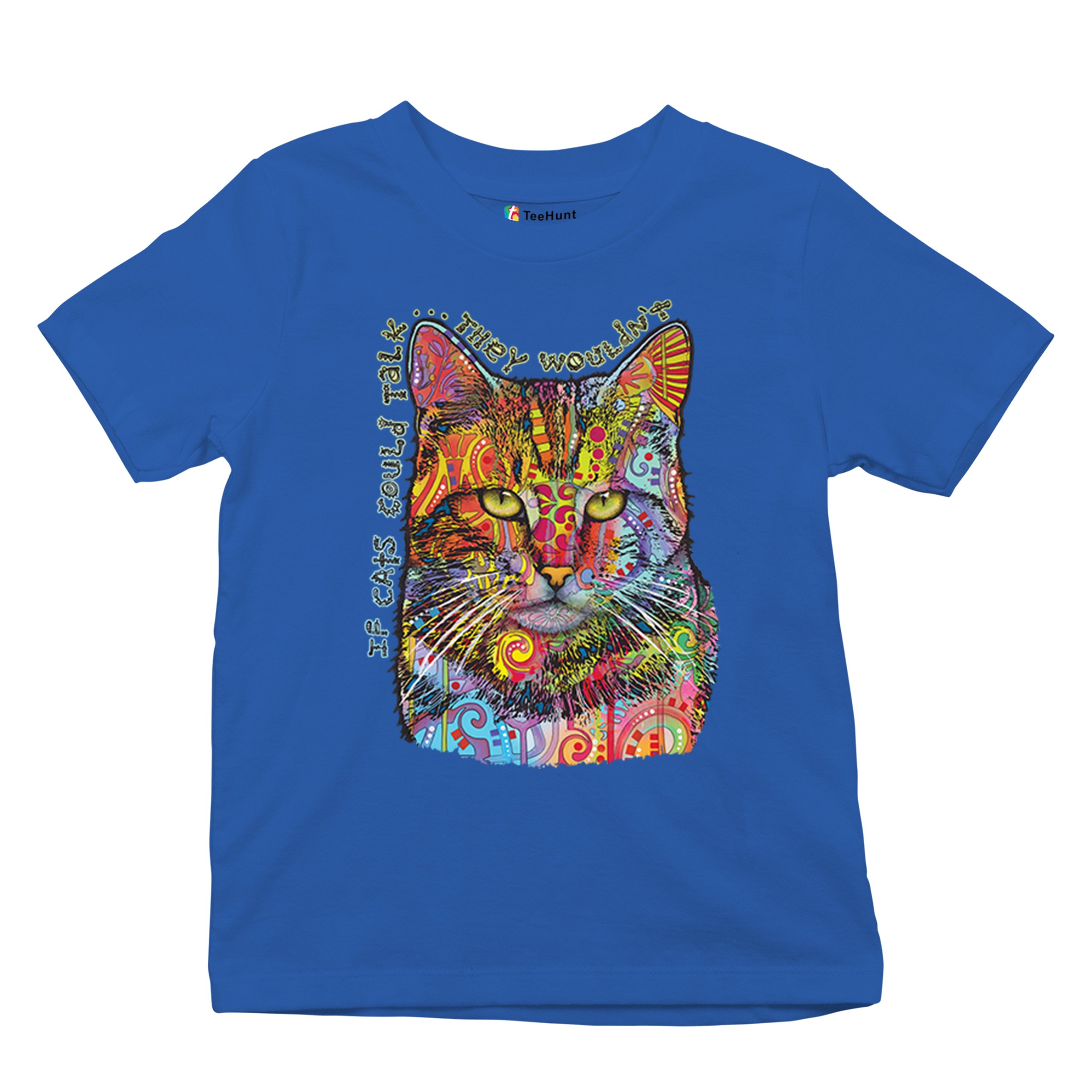 If Cats Could Talk They Wouldn't Youth T-shirt Cute Dean Russo Kids - Picture 41 of 50