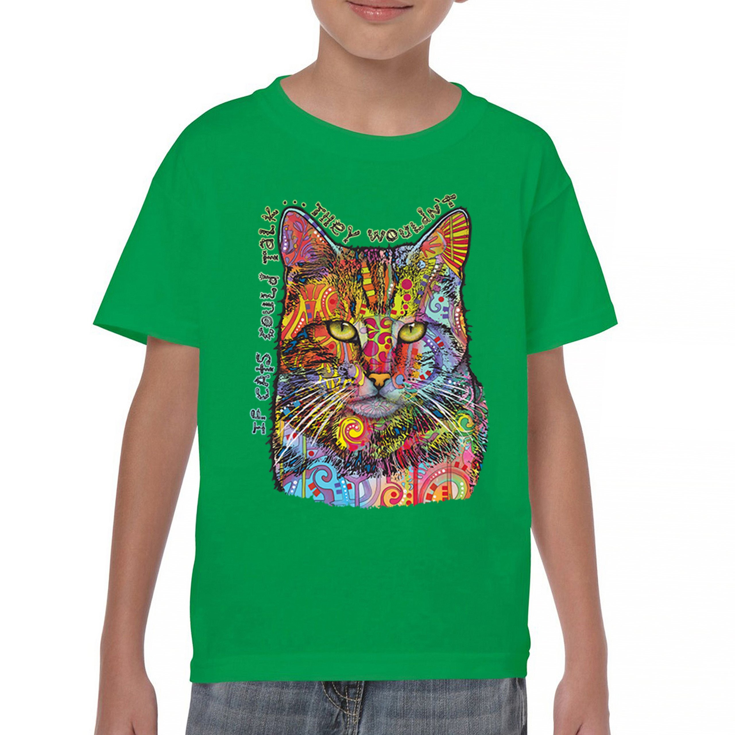 If Cats Could Talk They Wouldn't Youth T-shirt Cute Dean Russo Kids - Picture 30 of 50
