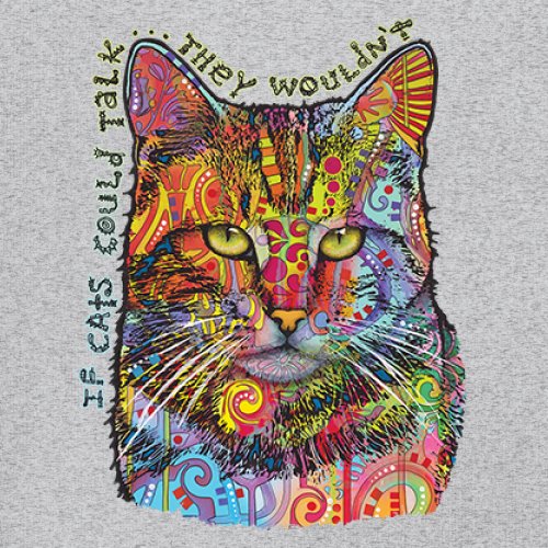 If Cats Could Talk They Wouldn't Youth T-shirt Cute Dean Russo Kids - Picture 11 of 50