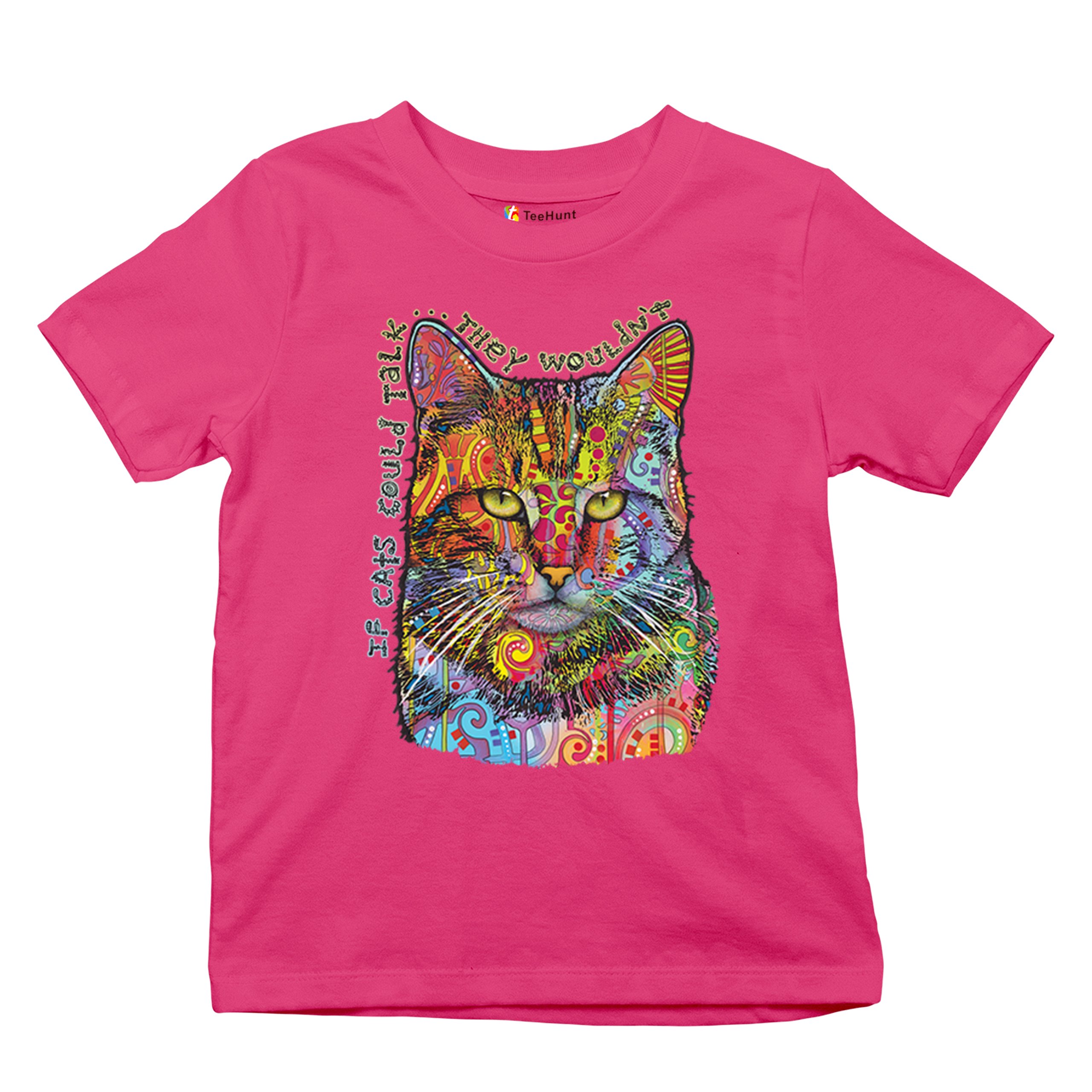 If Cats Could Talk They Wouldn't Youth T-shirt Cute Dean Russo Kids - Picture 48 of 50