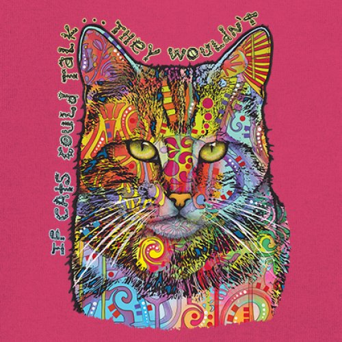 If Cats Could Talk They Wouldn't Youth T-shirt Cute Dean Russo Kids - Picture 46 of 50