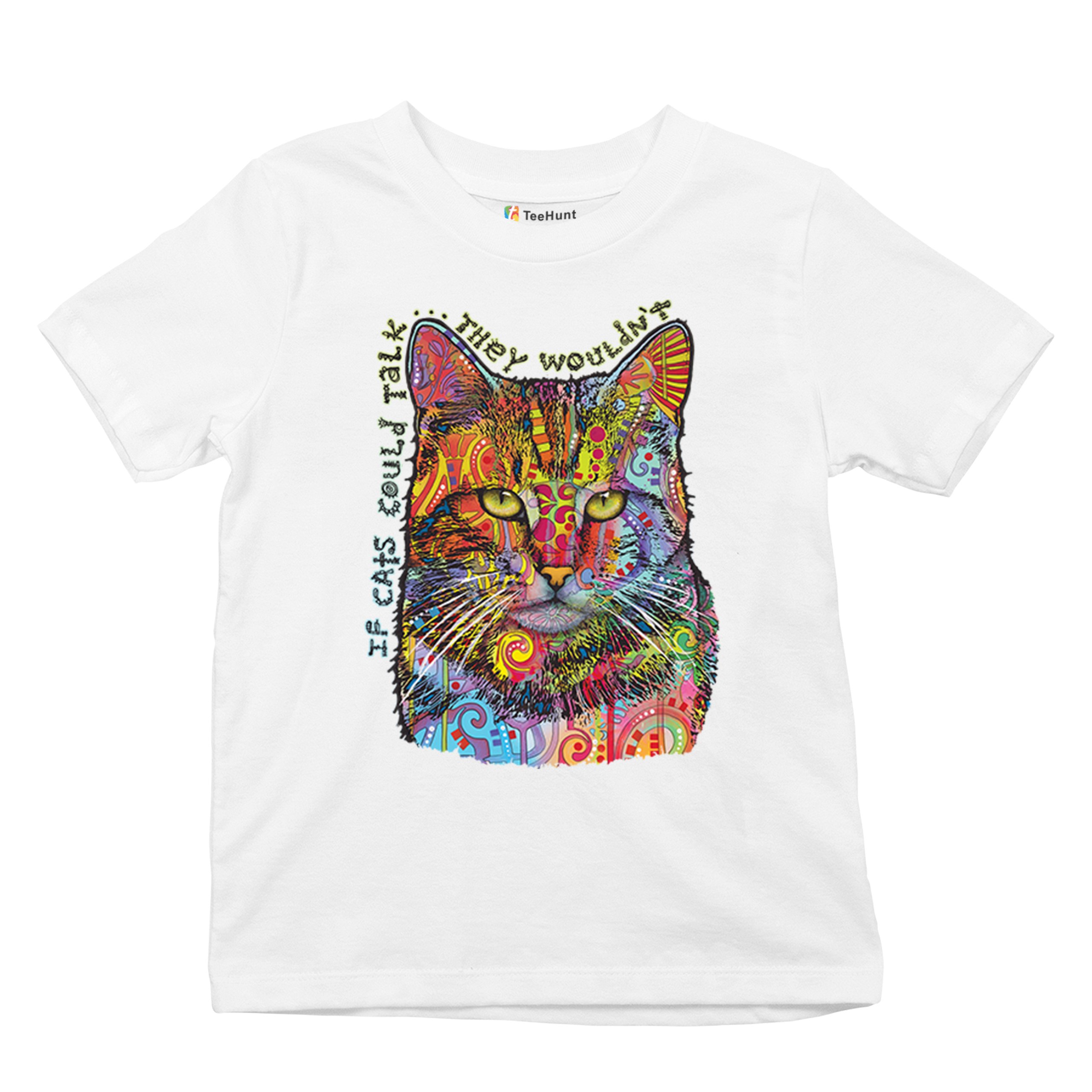 If Cats Could Talk They Wouldn't Youth T-shirt Cute Dean Russo Kids - Picture 27 of 50