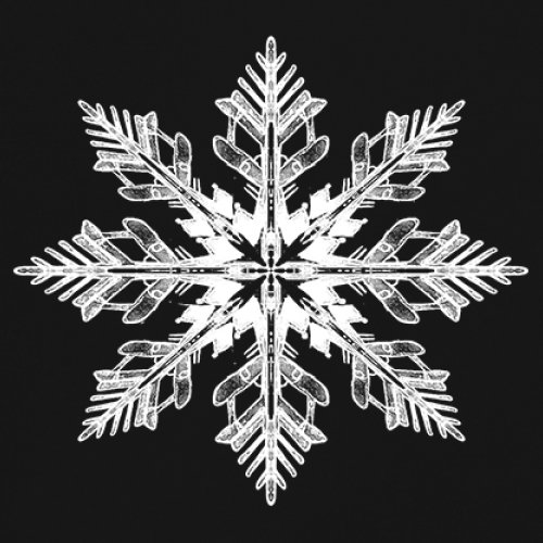 Snowflake Long Sleeve T-shirt Christmas Holiday Spirit Secret Santa Gift Idea - Picture 11 of 50