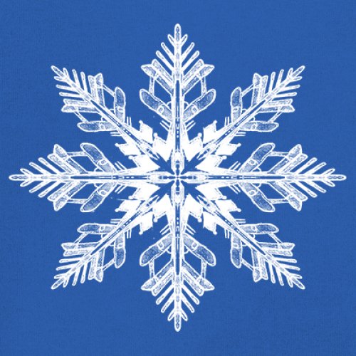 Snowflake Long Sleeve T-shirt Christmas Holiday Spirit Secret Santa Gift Idea - Picture 46 of 50