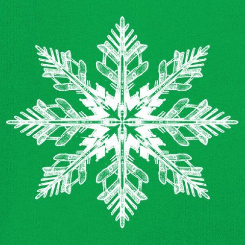 Snowflake Long Sleeve T-shirt Christmas Holiday Spirit Secret Santa Gift Idea - Picture 32 of 50