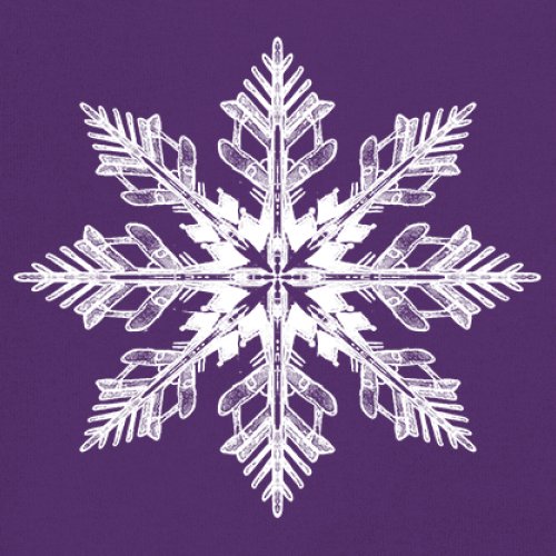 Snowflake Long Sleeve T-shirt Christmas Holiday Spirit Secret Santa Gift Idea - Picture 18 of 50