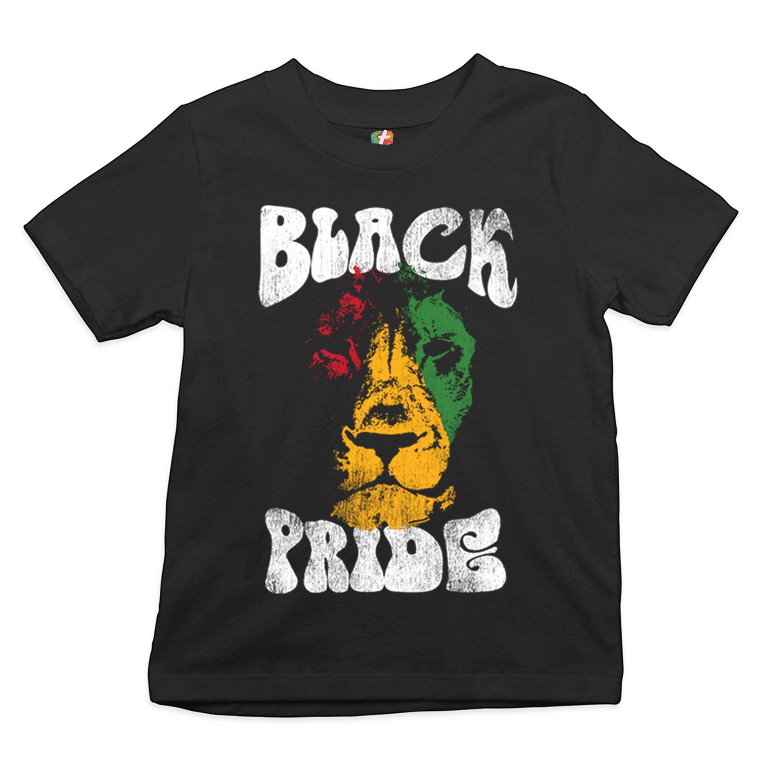 Black Pride Youth T-shirt Black Culture Equality BLM African Lion Kids - Picture 2 of 13
