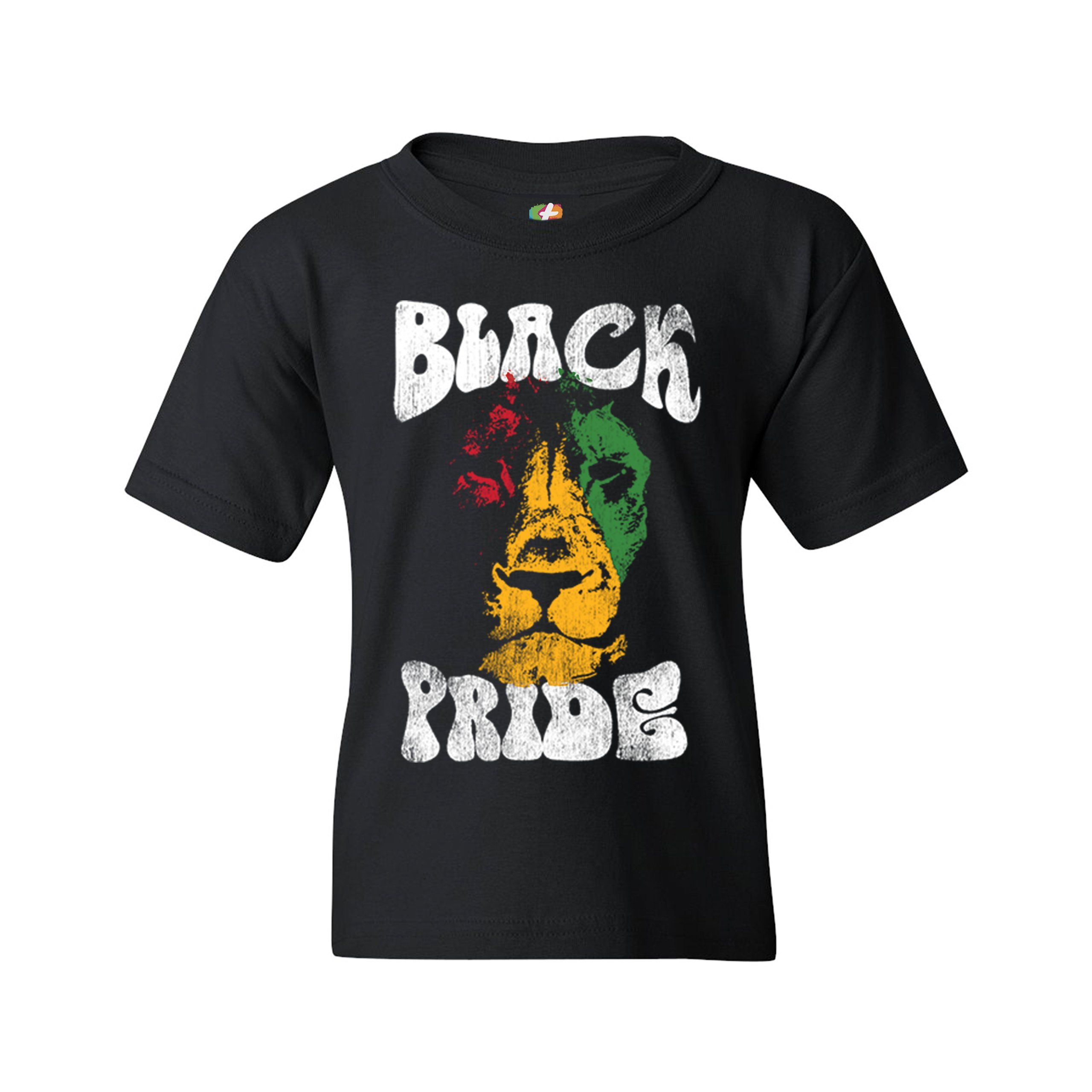 Black Pride Youth T-shirt Black Culture Equality BLM African Lion Kids - Picture 3 of 13