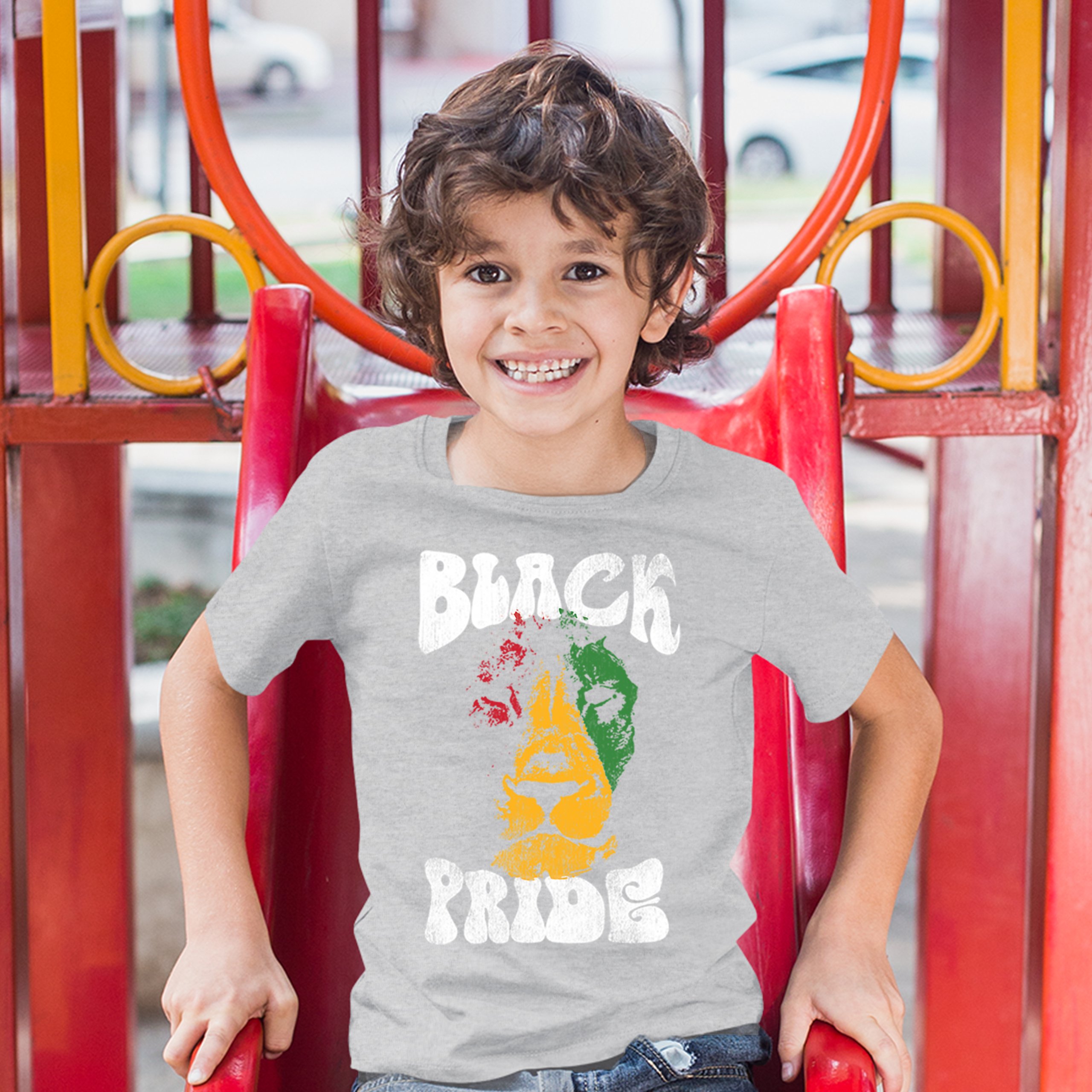 Black Pride Youth T-shirt Black Culture Equality BLM African Lion Kids - Picture 9 of 13