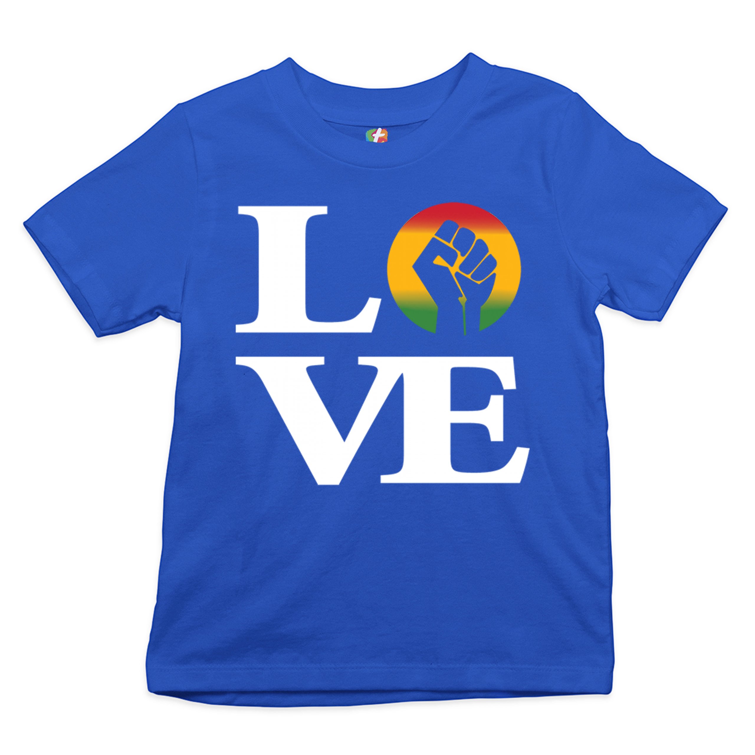 Love Power Fist Youth T-shirt Black Lives Matter African American Kids - Picture 18 of 25