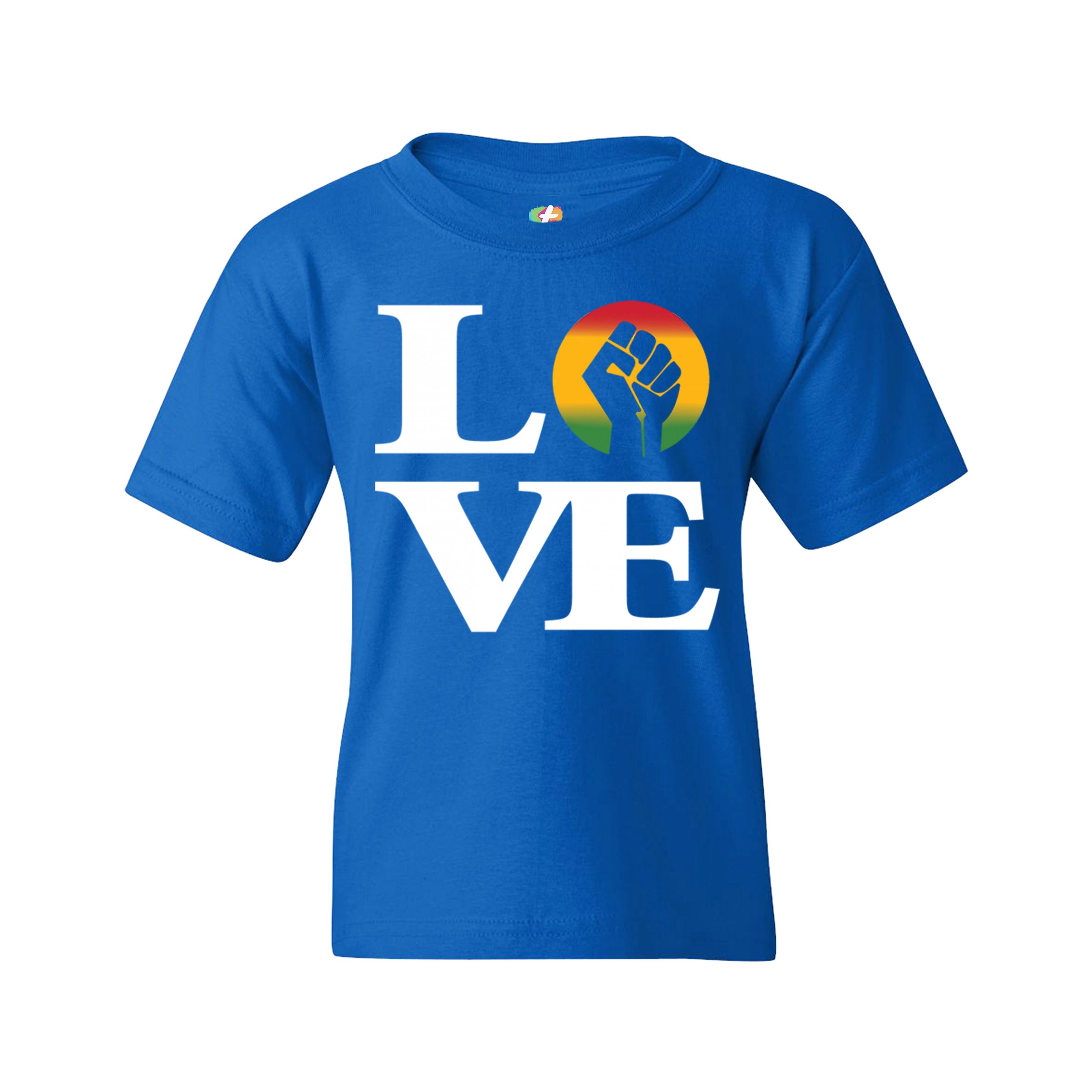 Love Power Fist Youth T-shirt Black Lives Matter African American Kids - Picture 19 of 25