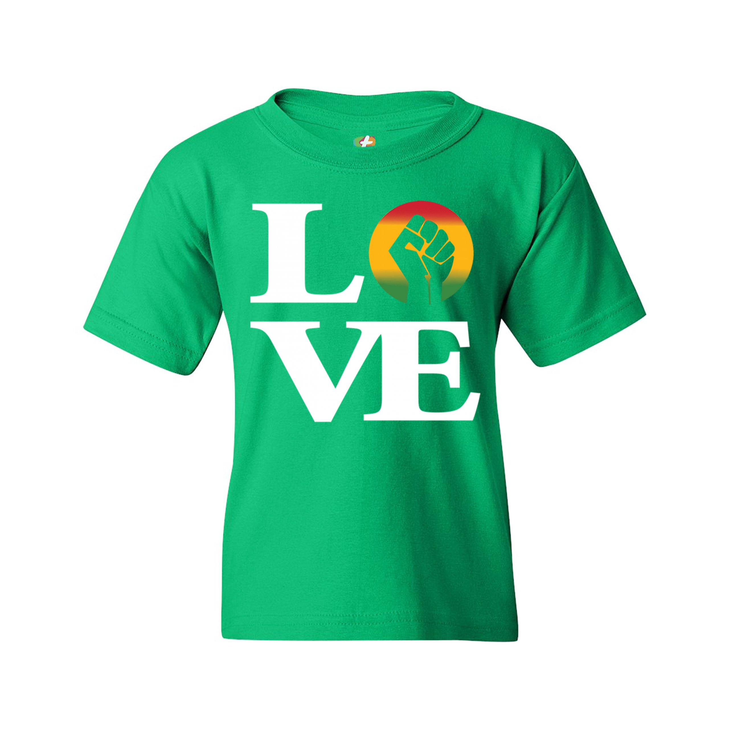 Love Power Fist Youth T-shirt Black Lives Matter African American Kids - Picture 15 of 25