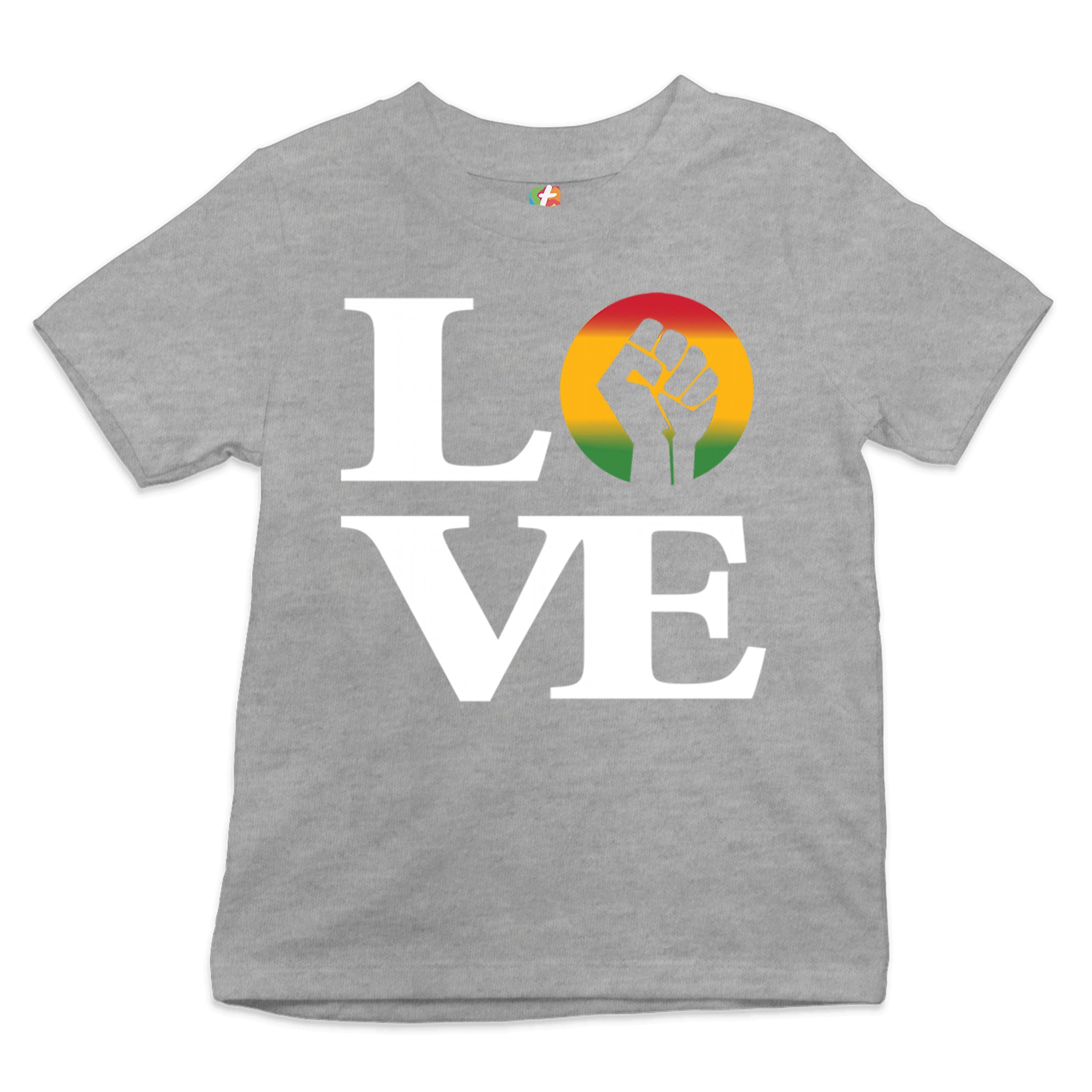 Love Power Fist Youth T-shirt Black Lives Matter African American Kids - Picture 6 of 25
