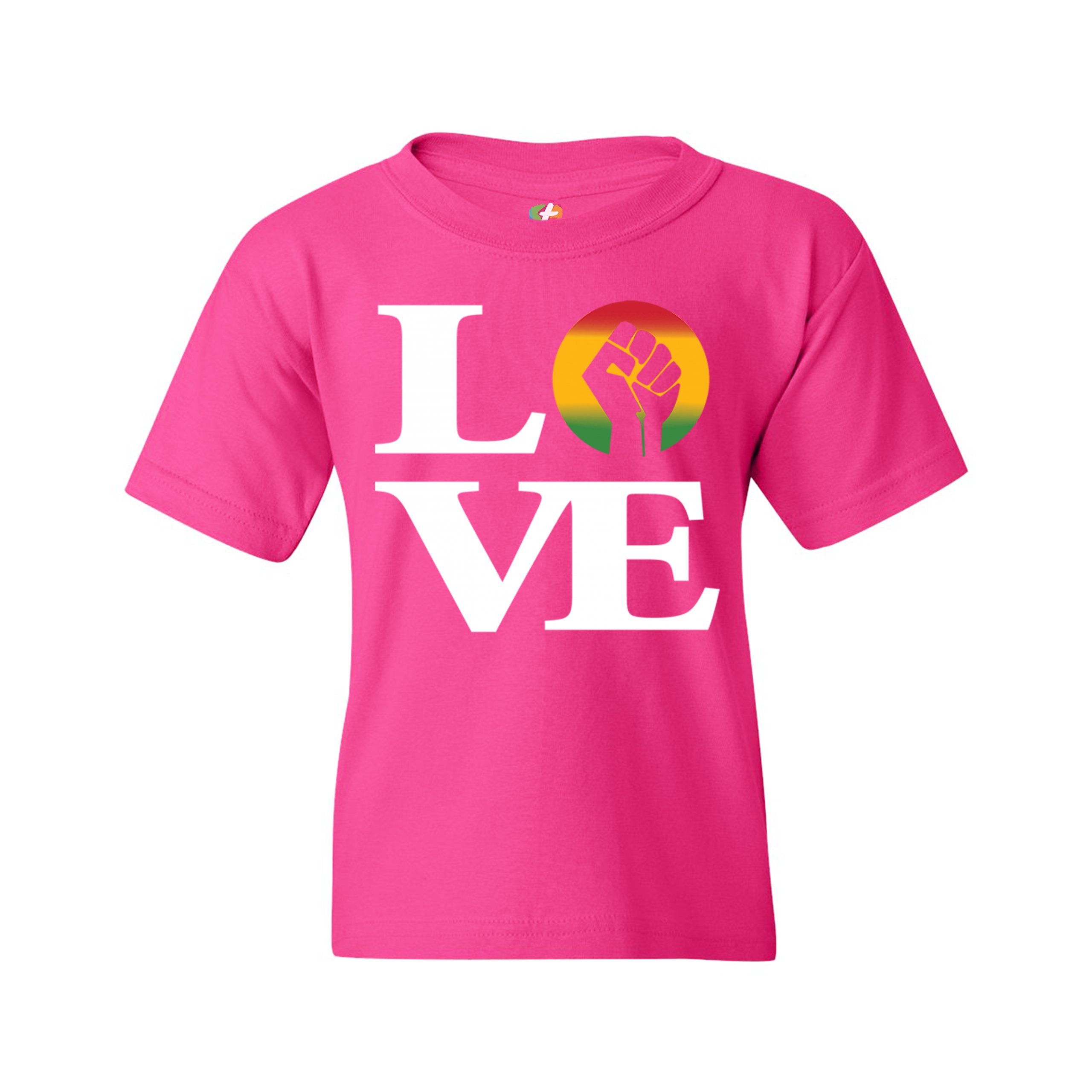 Love Power Fist Youth T-shirt Black Lives Matter African American Kids - Picture 23 of 25