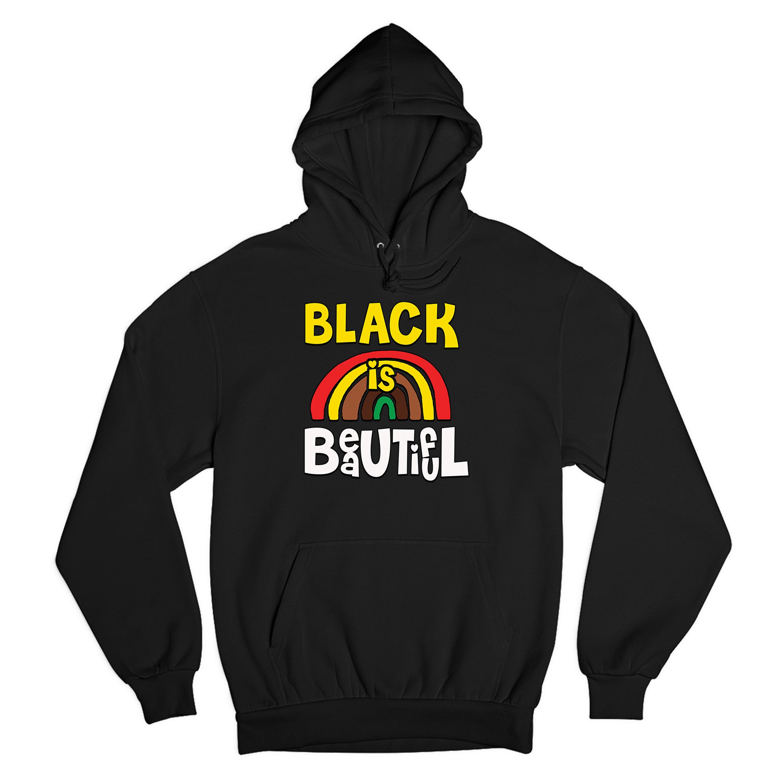 Black Is Beautiful Sweatshirt African American Black Pride Equality Hoodie - Picture 2 of 41