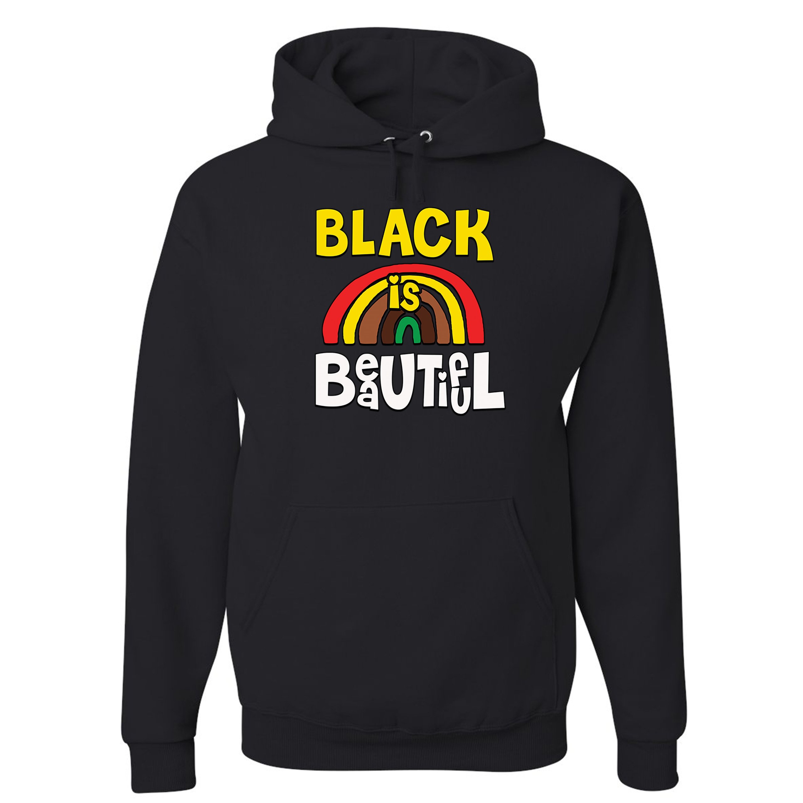 Black Is Beautiful Sweatshirt African American Black Pride Equality Hoodie - Picture 3 of 41