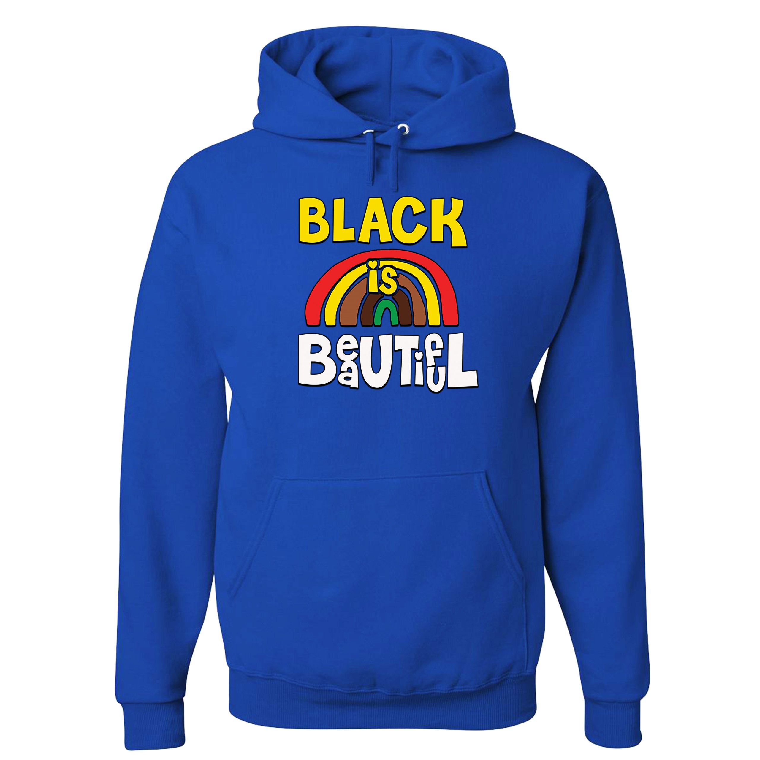 Black Is Beautiful Sweatshirt African American Black Pride Equality Hoodie - Picture 33 of 41
