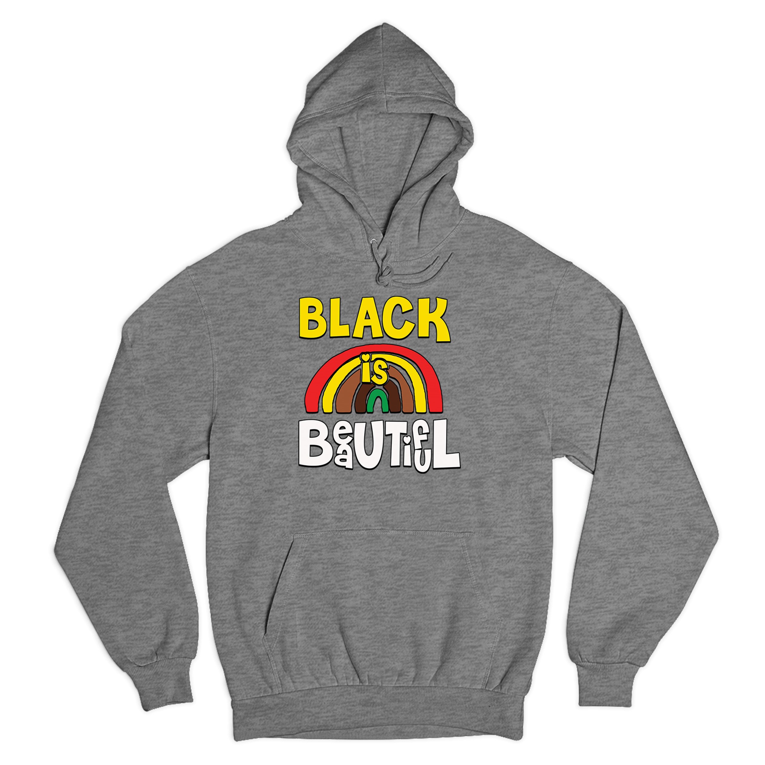 Black Is Beautiful Sweatshirt African American Black Pride Equality Hoodie - Picture 7 of 41