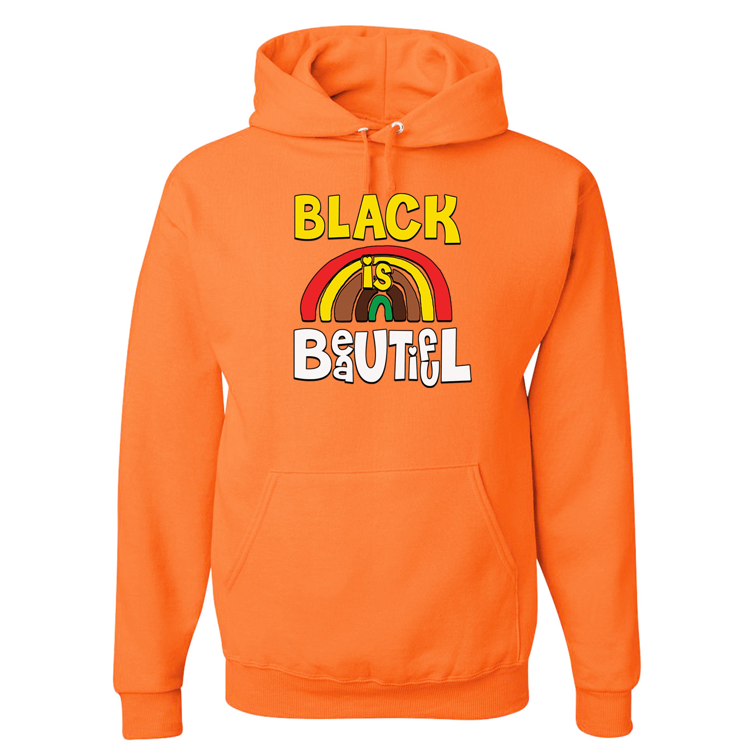 Black Is Beautiful Sweatshirt African American Black Pride Equality Hoodie - Picture 13 of 41