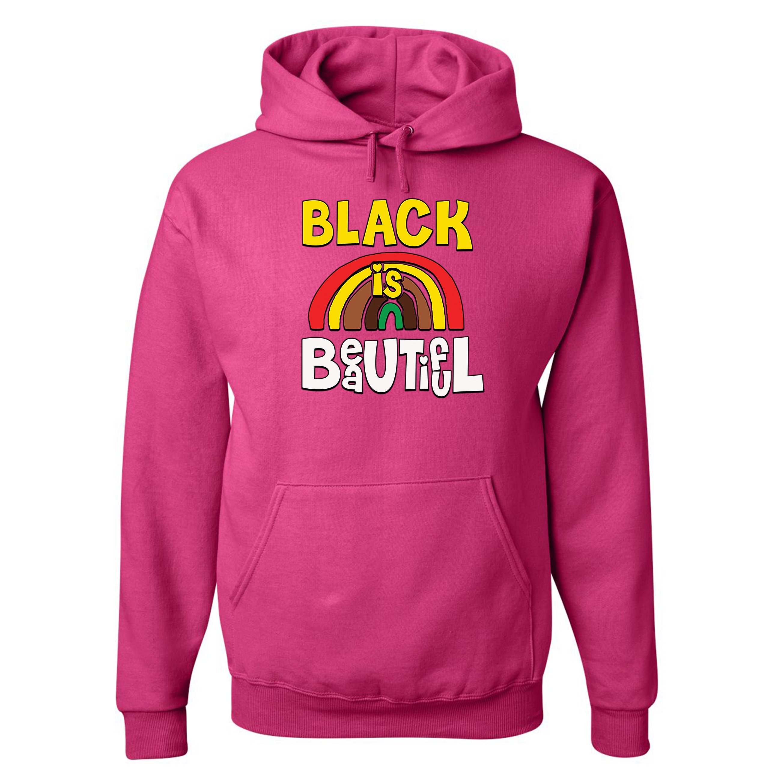 Black Is Beautiful Sweatshirt African American Black Pride Equality Hoodie - Picture 38 of 41