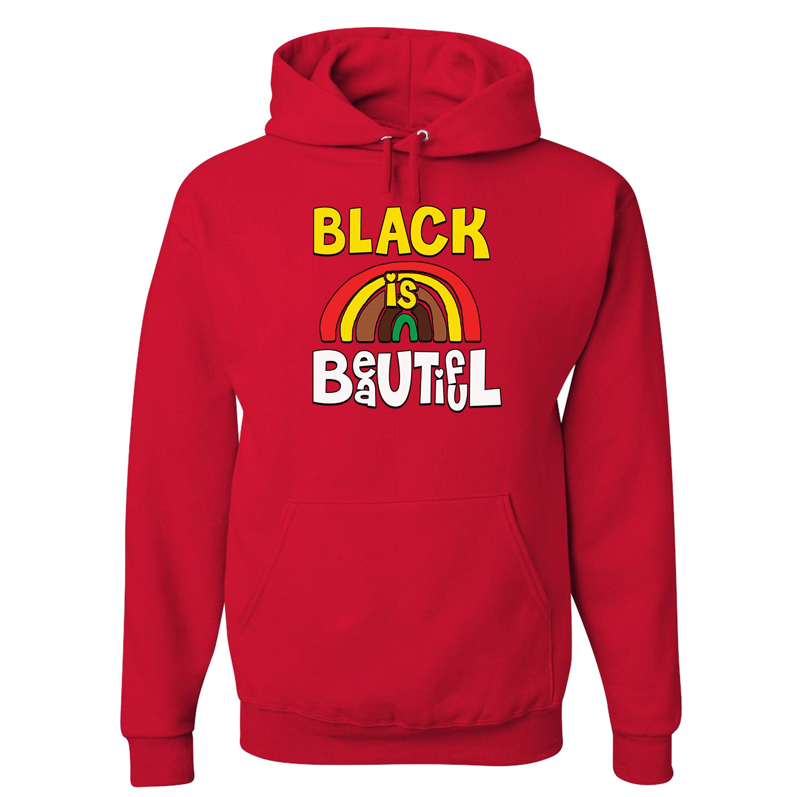 Black Is Beautiful Sweatshirt African American Black Pride Equality Hoodie - Picture 23 of 41