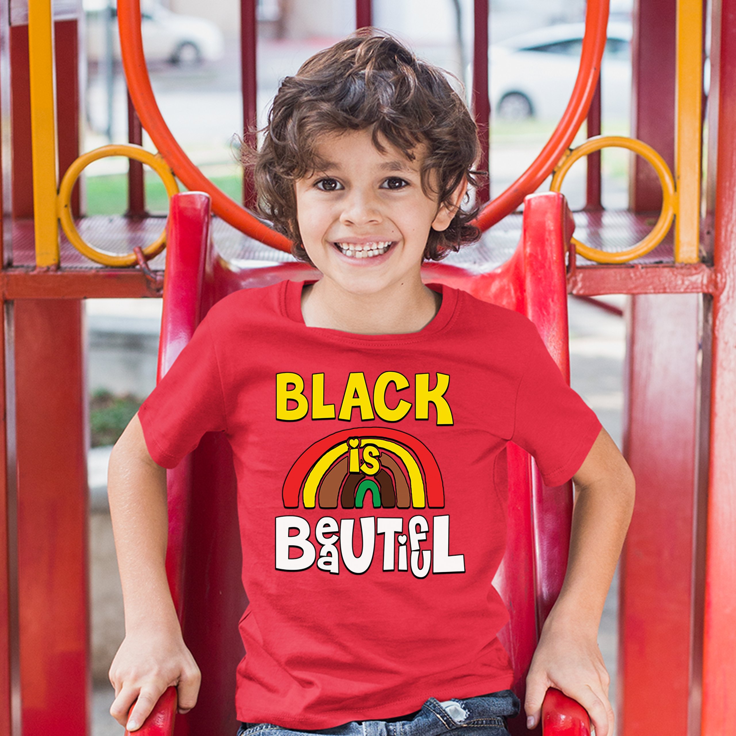 Black Is Beautiful Youth T-shirt African American Black Pride Equality Kids - Picture 13 of 29