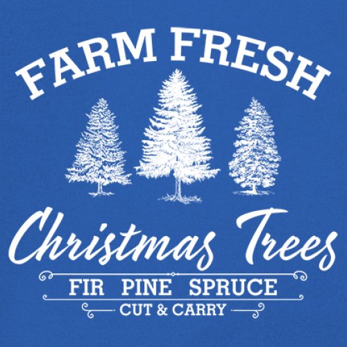 Farm Fresh Christmas Trees Youth T-shirt Xmas Holiday Spirit Festive Kids - Picture 32 of 43