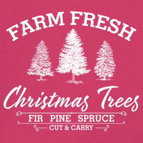 Farm Fresh Christmas Trees Youth T-shirt Xmas Holiday Spirit Festive Kids - Picture 39 of 43