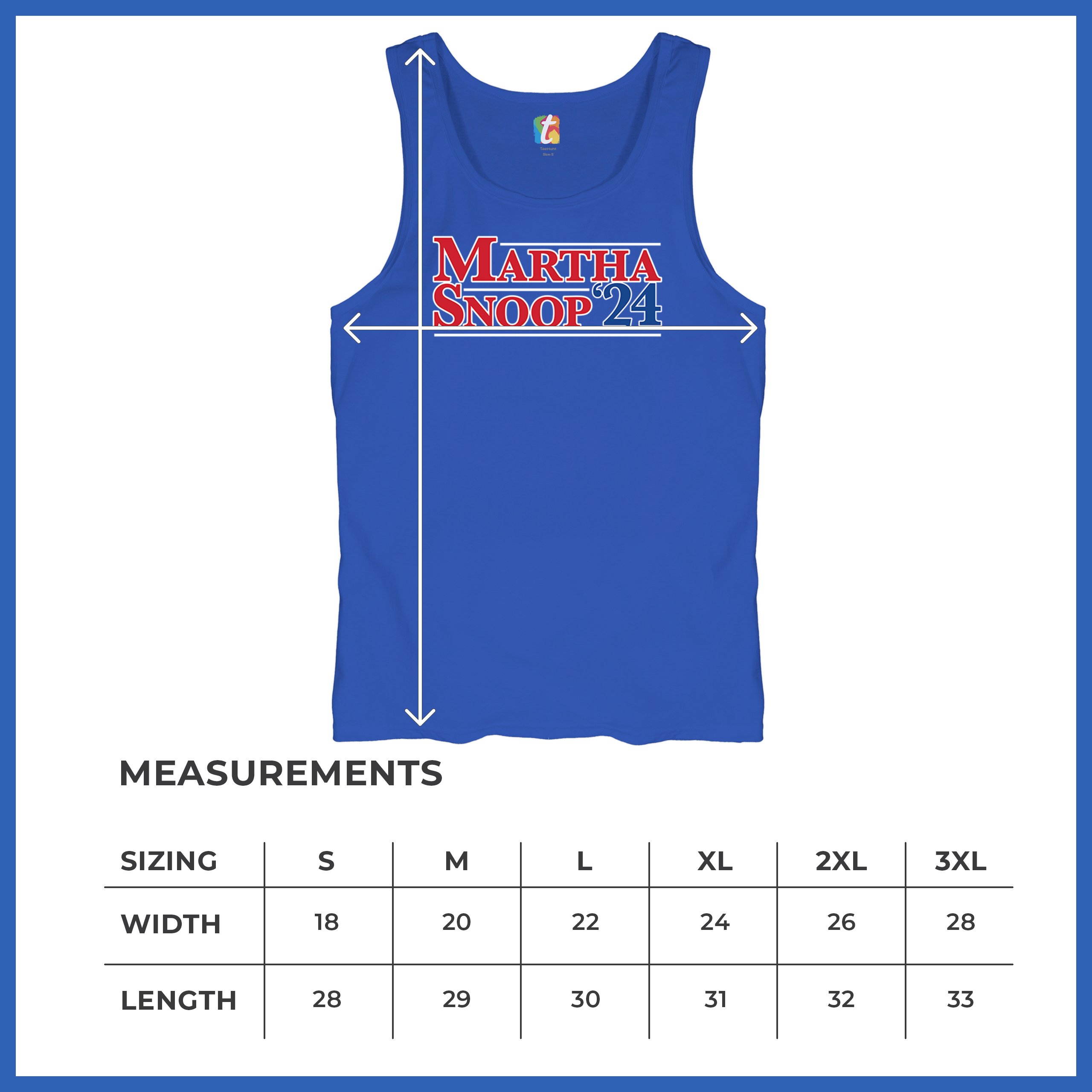 Martha Snoop 2024 for President Tank Top Funny Election Humor Meme Men's Top - Picture 43 of 43