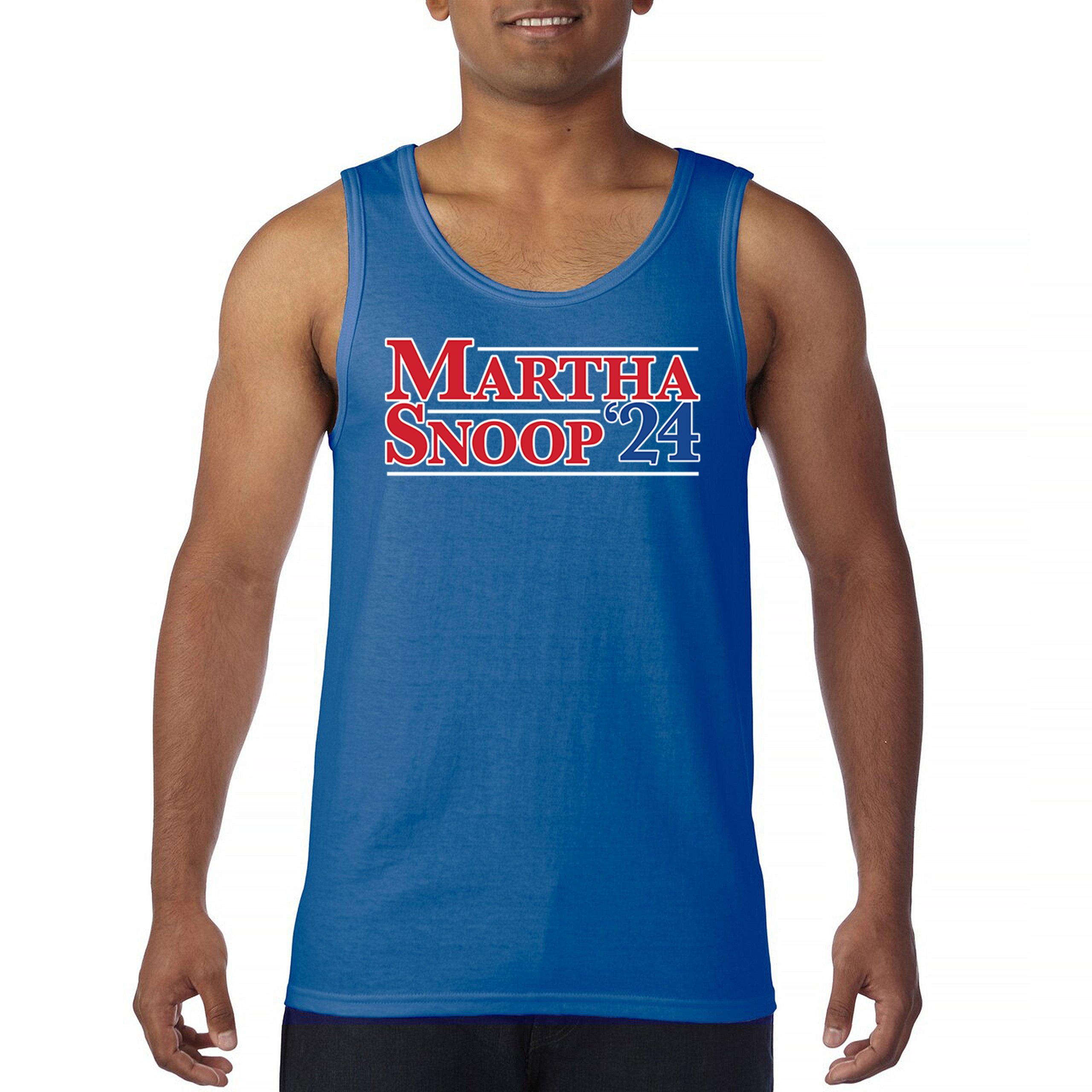 Martha Snoop 2024 for President Tank Top Funny Election Humor Meme Men's Top - Picture 37 of 43
