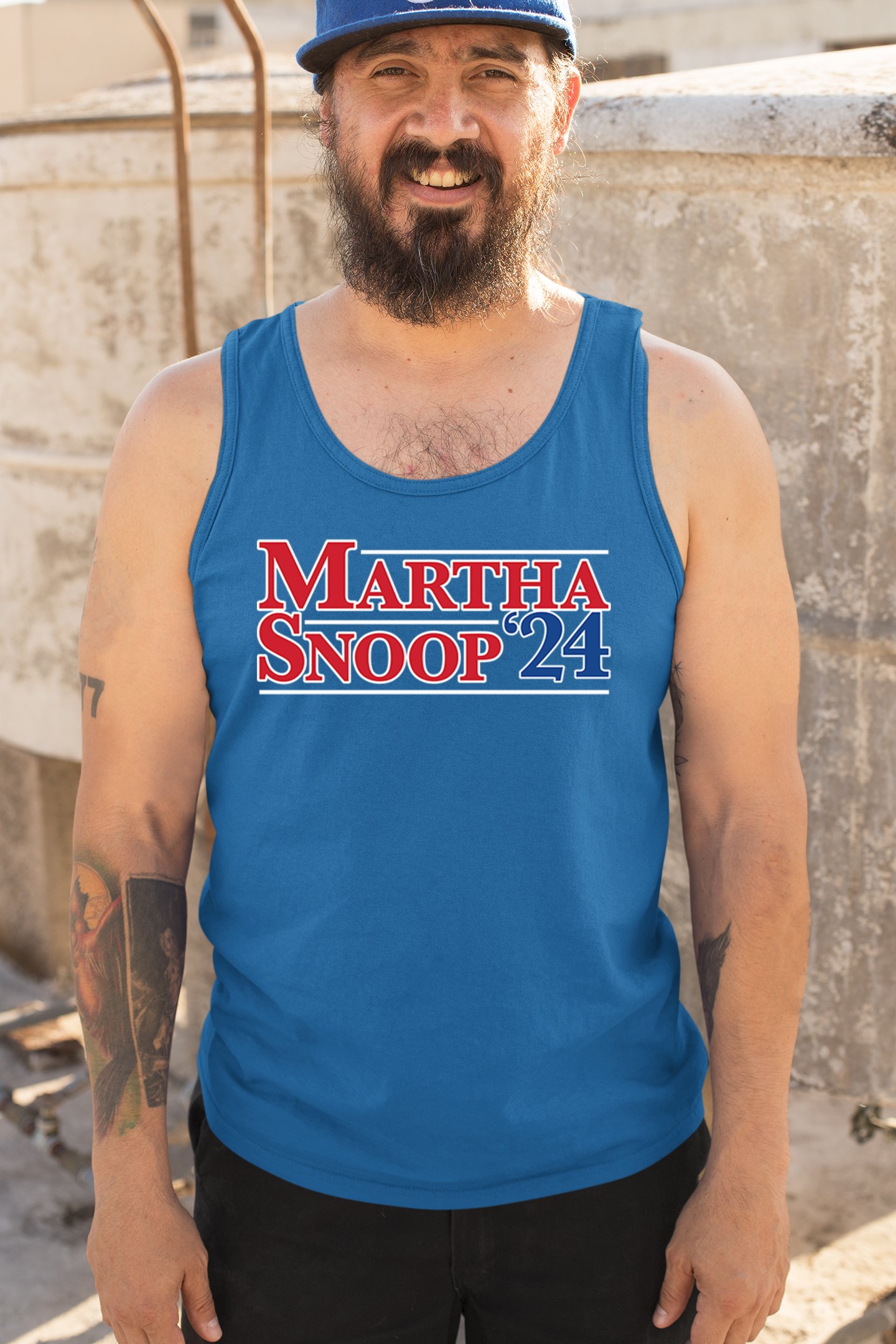 Martha Snoop 2024 for President Tank Top Funny Election Humor Meme Men's Top - Picture 40 of 43