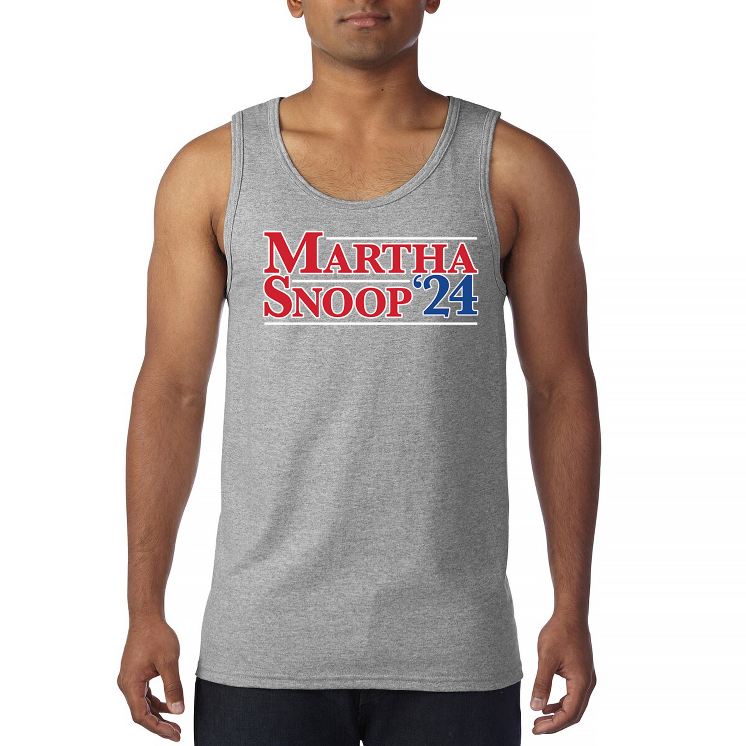 Martha Snoop 2024 for President Tank Top Funny Election Humor Meme Men's Top - Picture 9 of 43