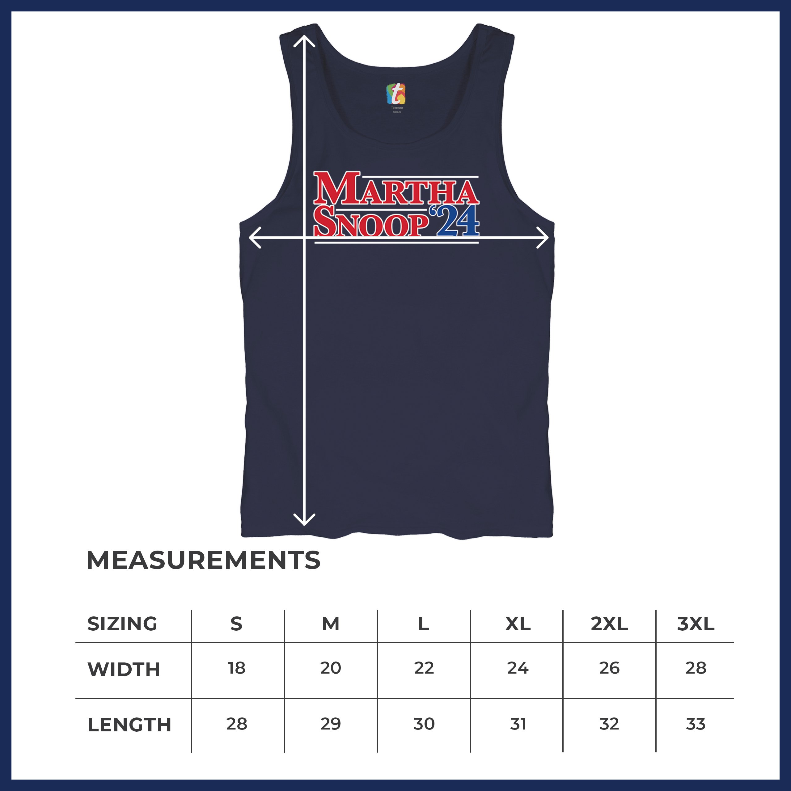 Martha Snoop 2024 for President Tank Top Funny Election Humor Meme Men's Top - Picture 36 of 43