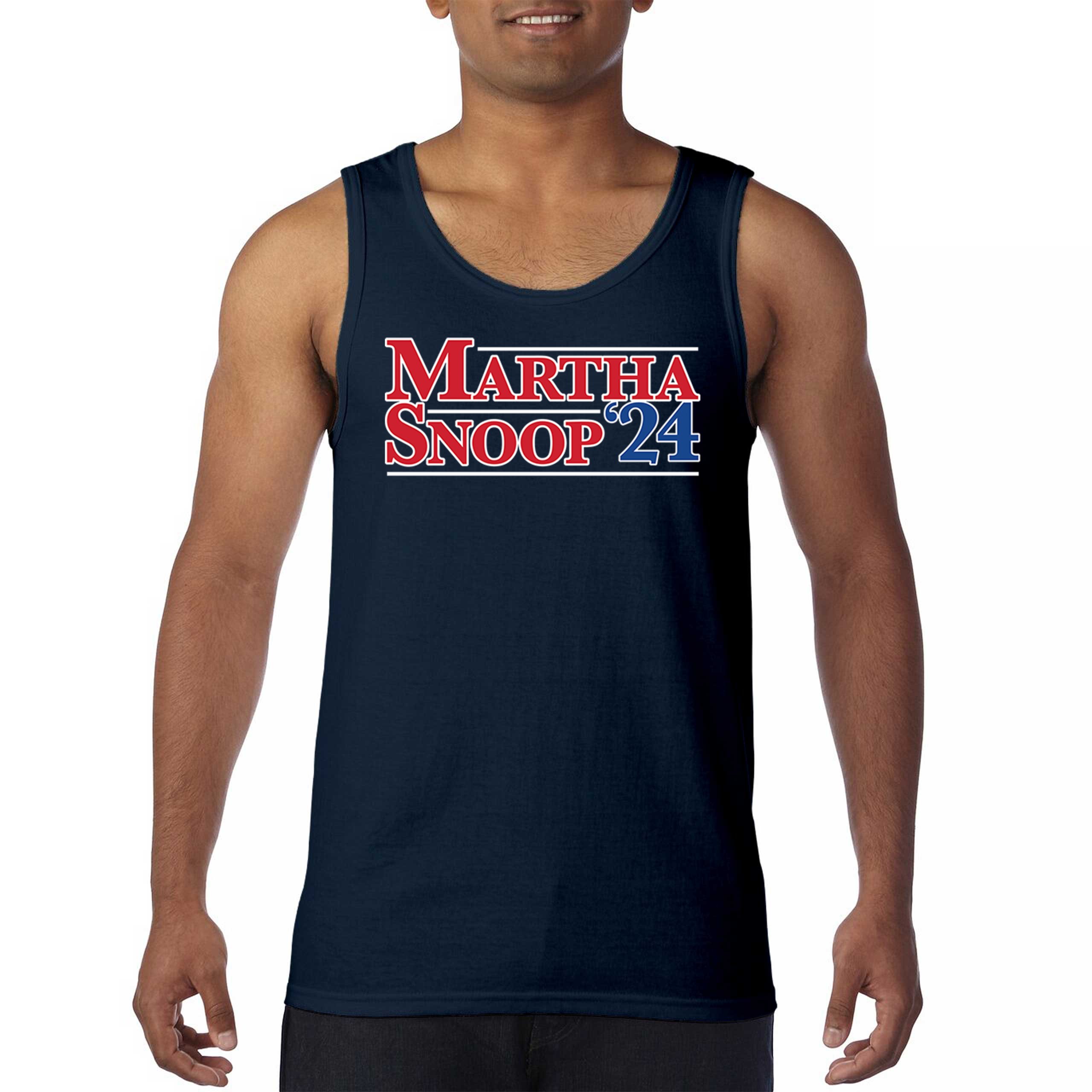 Martha Snoop 2024 for President Tank Top Funny Election Humor Meme Men's Top - Picture 30 of 43