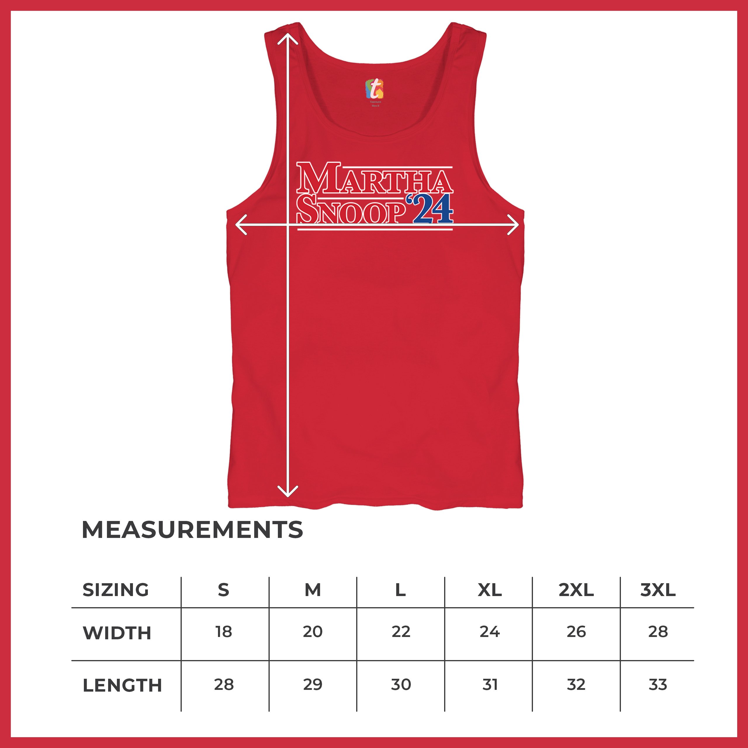 Martha Snoop 2024 for President Tank Top Funny Election Humor Meme Men's Top - Picture 22 of 43