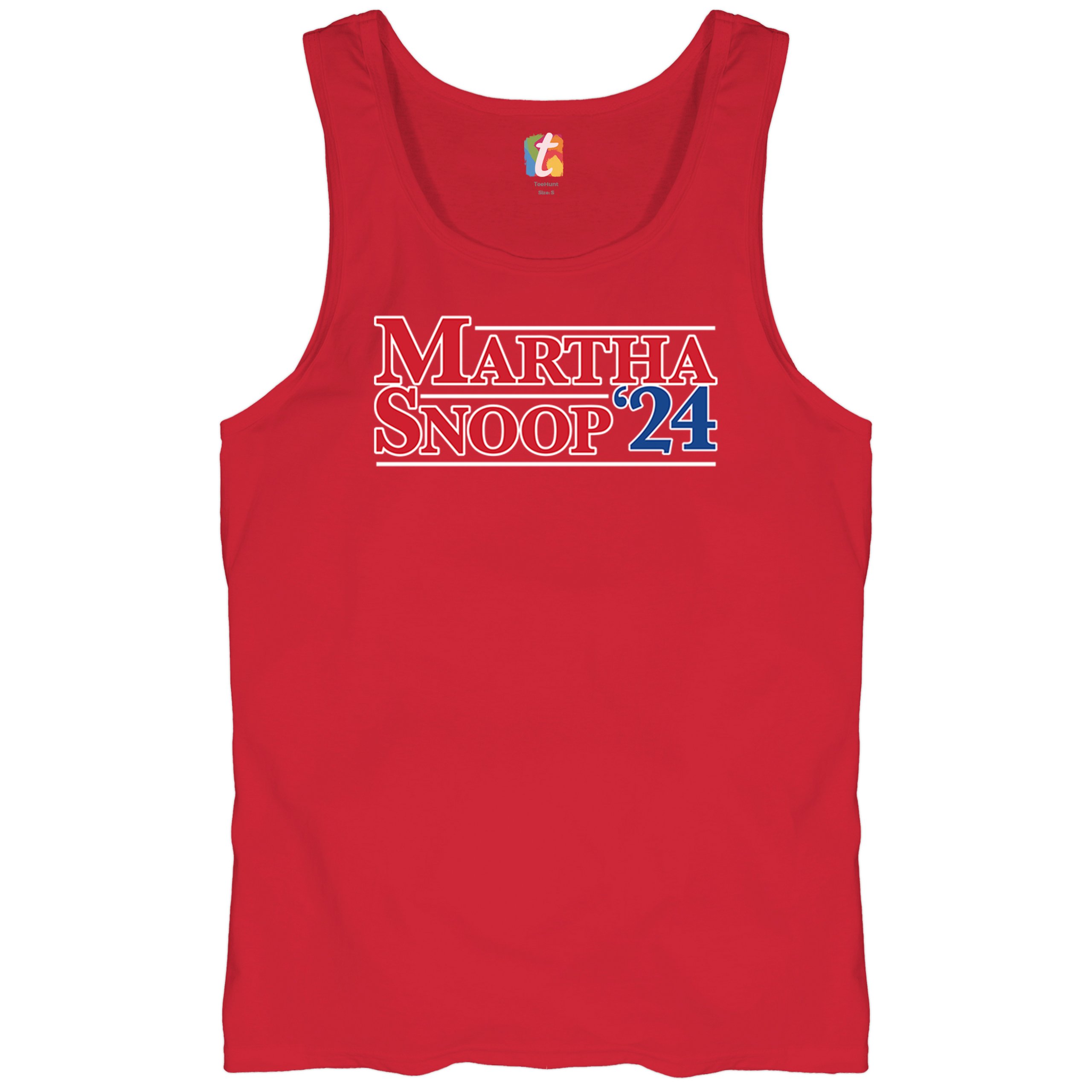 Martha Snoop 2024 for President Tank Top Funny Election Humor Meme Men's Top - Picture 20 of 43