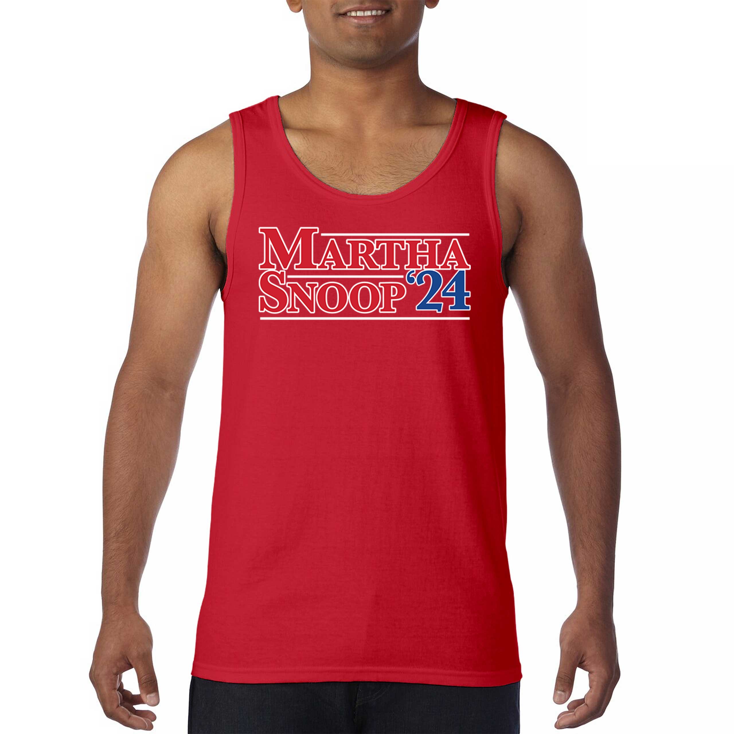 Martha Snoop 2024 for President Tank Top Funny Election Humor Meme Men's Top - Picture 16 of 43