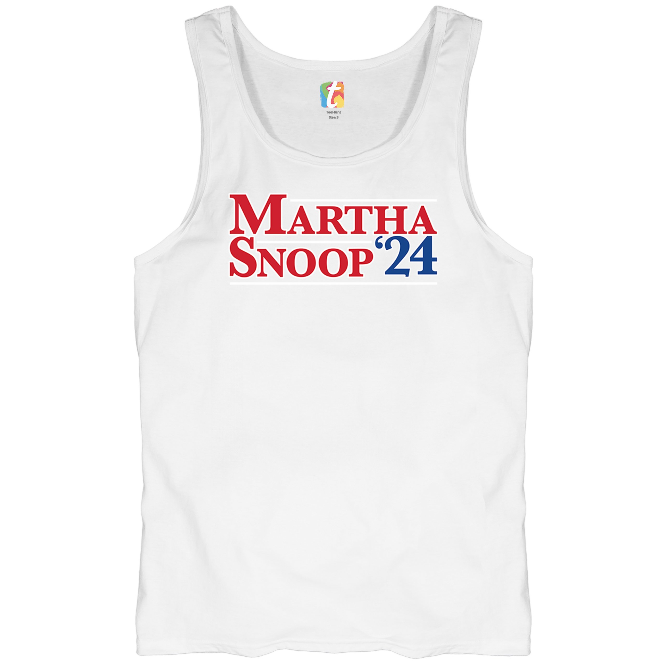 Martha Snoop 2024 for President Tank Top Funny Election Humor Meme Men's Top - Picture 27 of 43