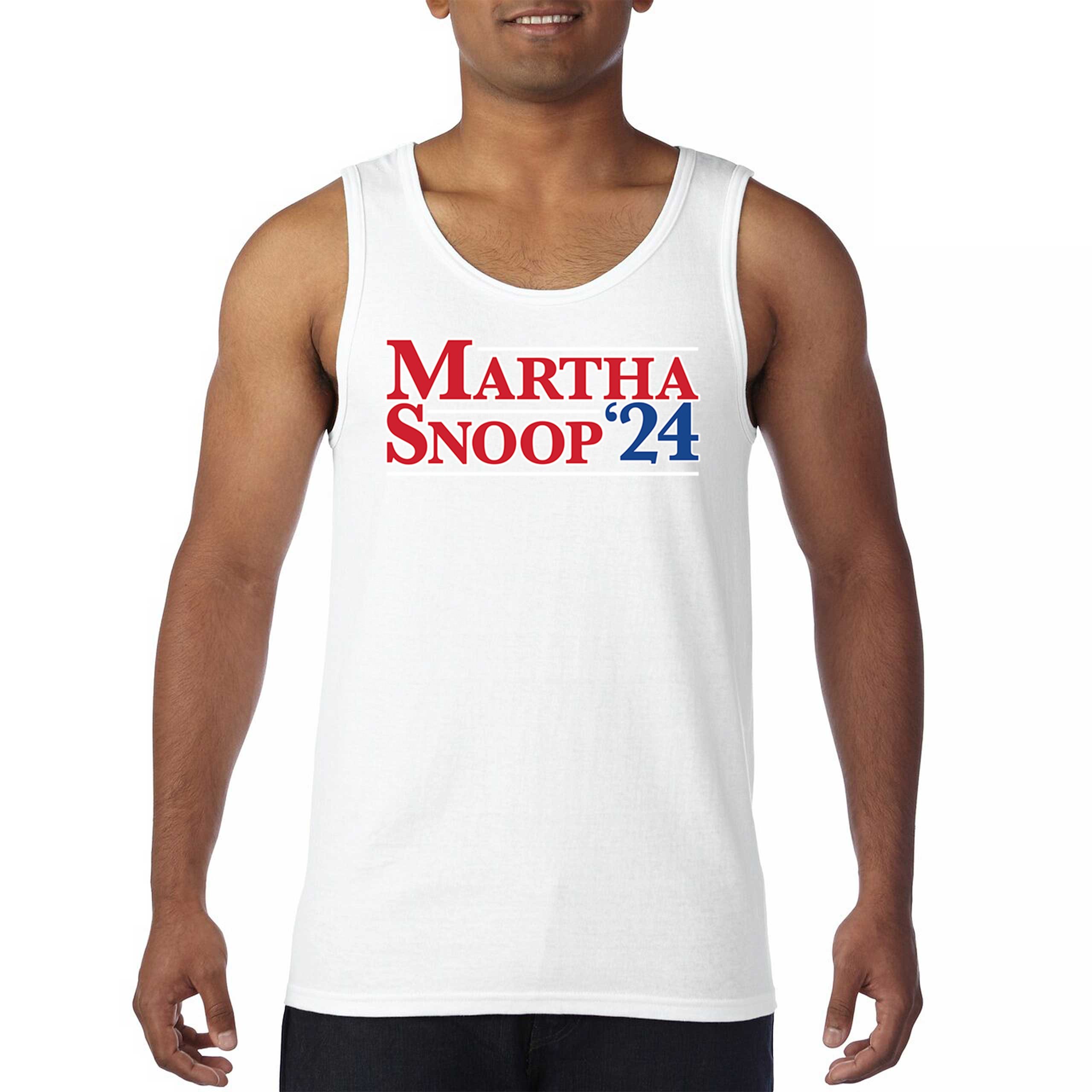 Martha Snoop 2024 for President Tank Top Funny Election Humor Meme Men's Top - Picture 23 of 43