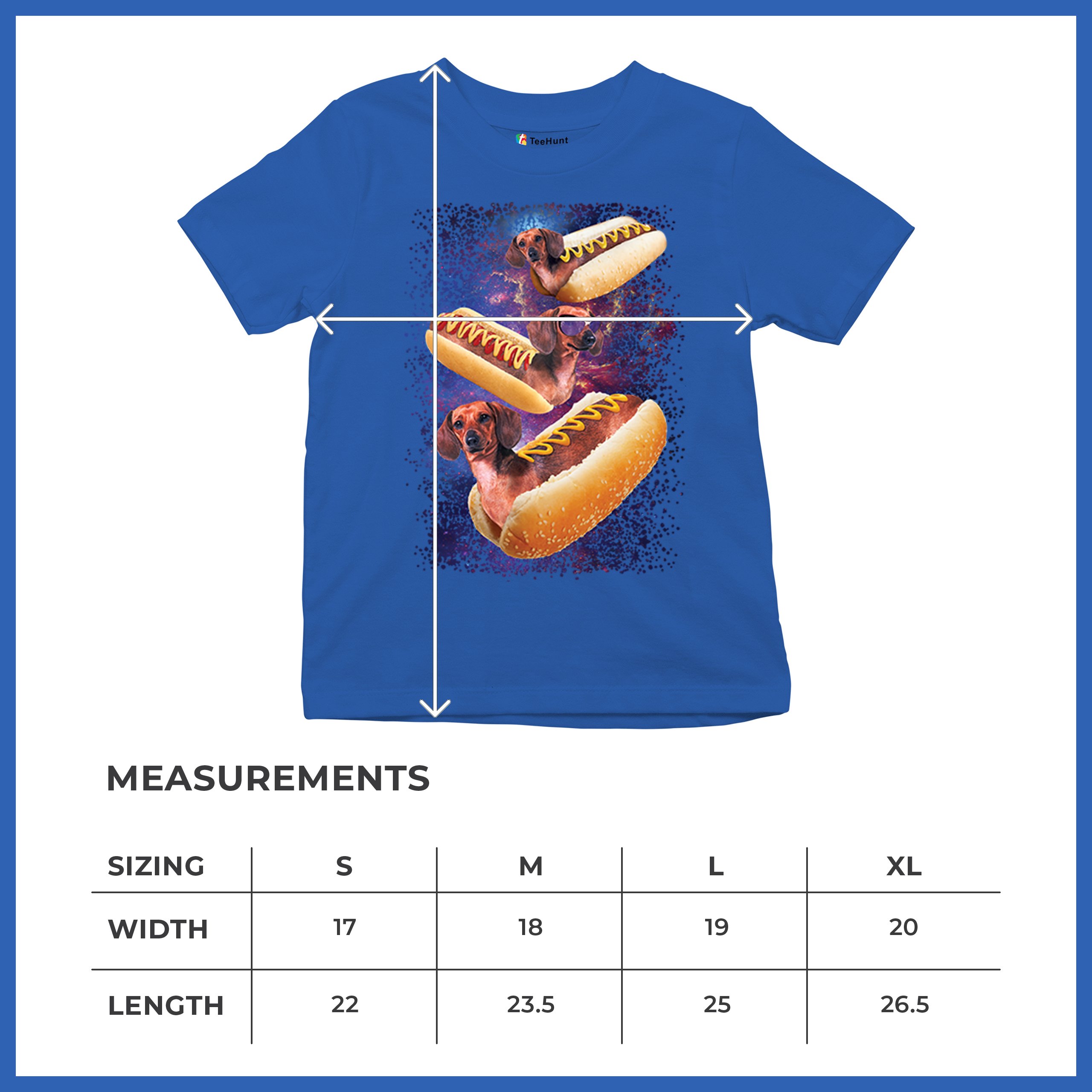 Space Weiners Youth T-shirt Fun Dachshund Hot Dog Animal Lover Pet Owner Kids - Picture 43 of 50
