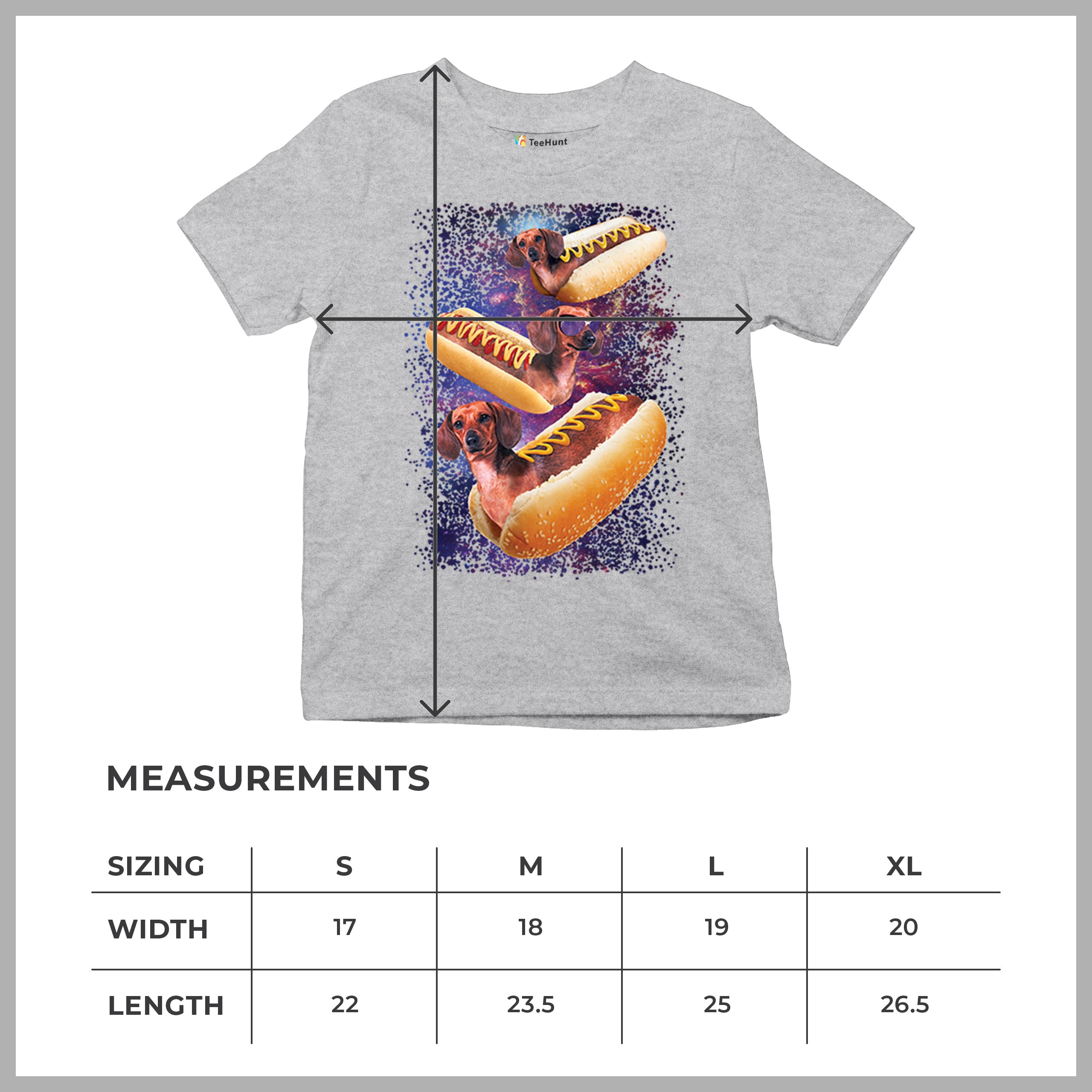 Space Weiners Youth T-shirt Fun Dachshund Hot Dog Animal Lover Pet Owner Kids - Picture 15 of 50