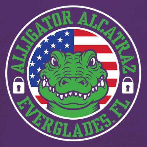 Alligator Alcatraz Everglades FL Long Sleeve T-shirt Immigration Prison ICE - Picture 11 of 43