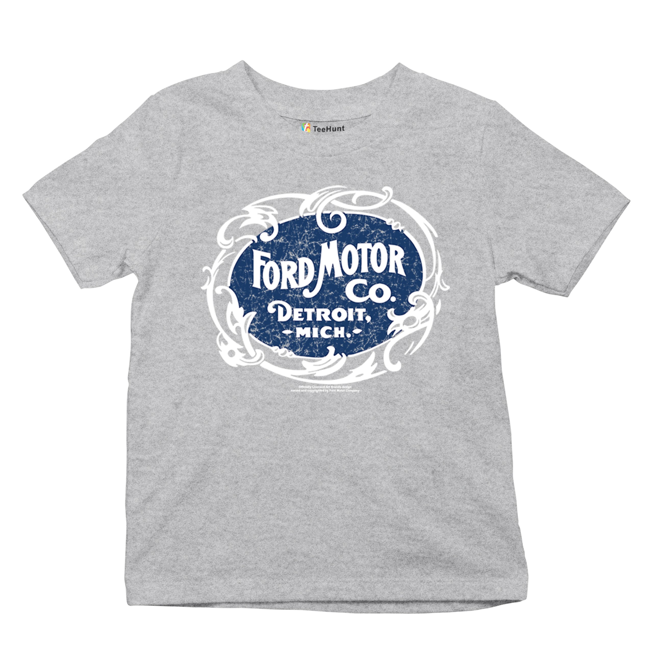 Vintage Ford Motor Co Youth T-shirt Classic Ford Logo Truck Licensed Kids - Picture 13 of 36
