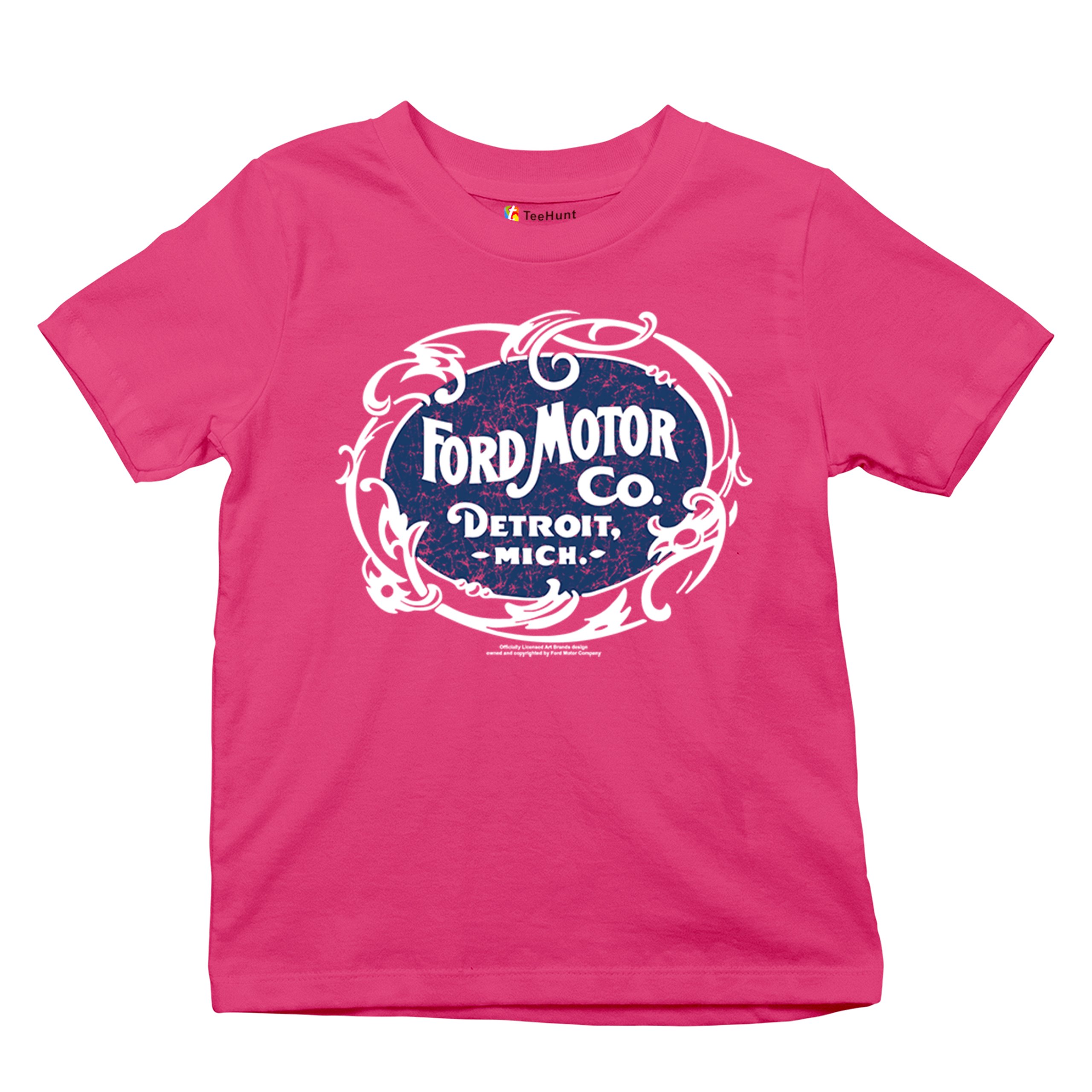 Vintage Ford Motor Co Youth T-shirt Classic Ford Logo Truck Licensed Kids - Picture 34 of 36