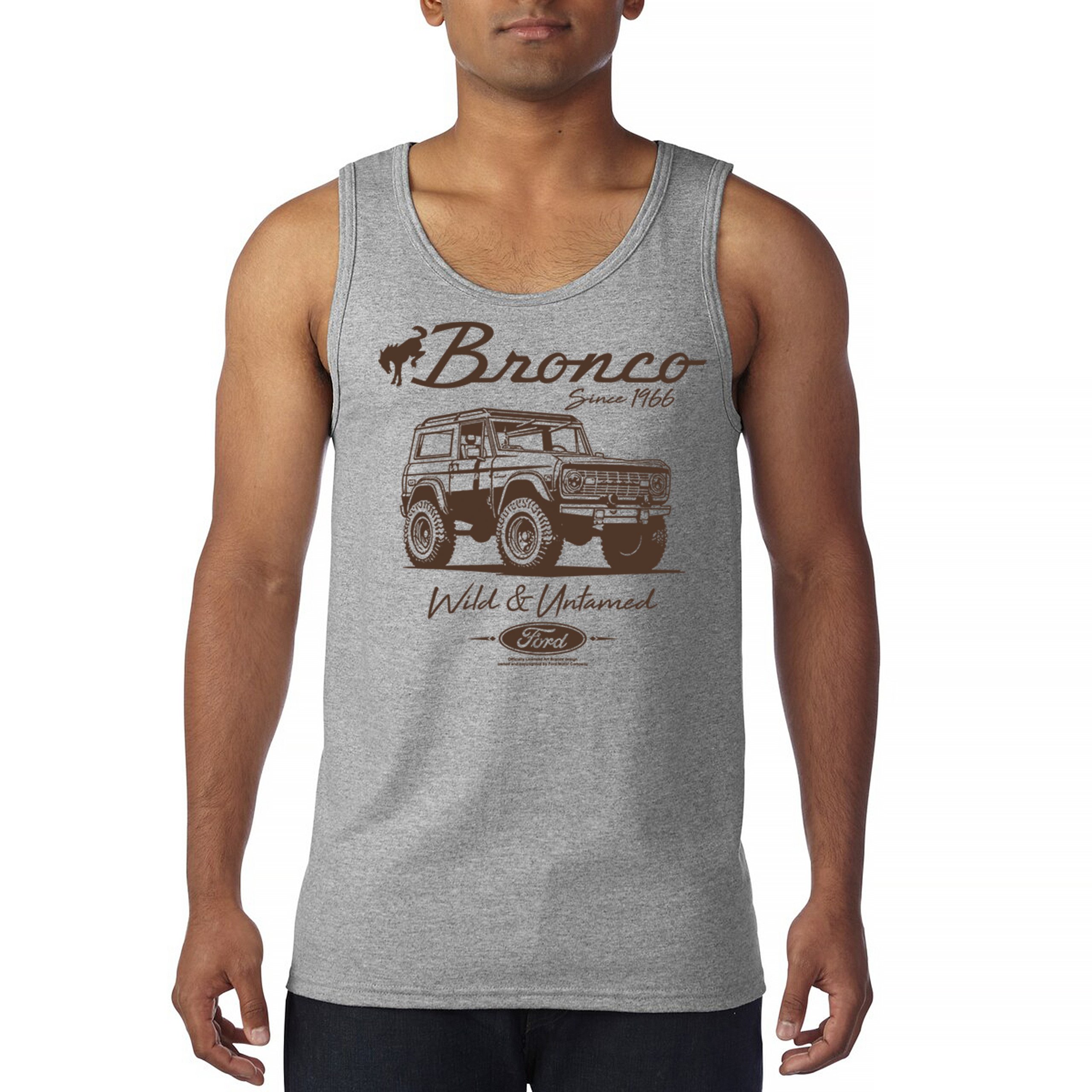 Ford Bronco Wild and Untamed Since 1966 Tank Top Retro Off Road 4×4 Men’s Top